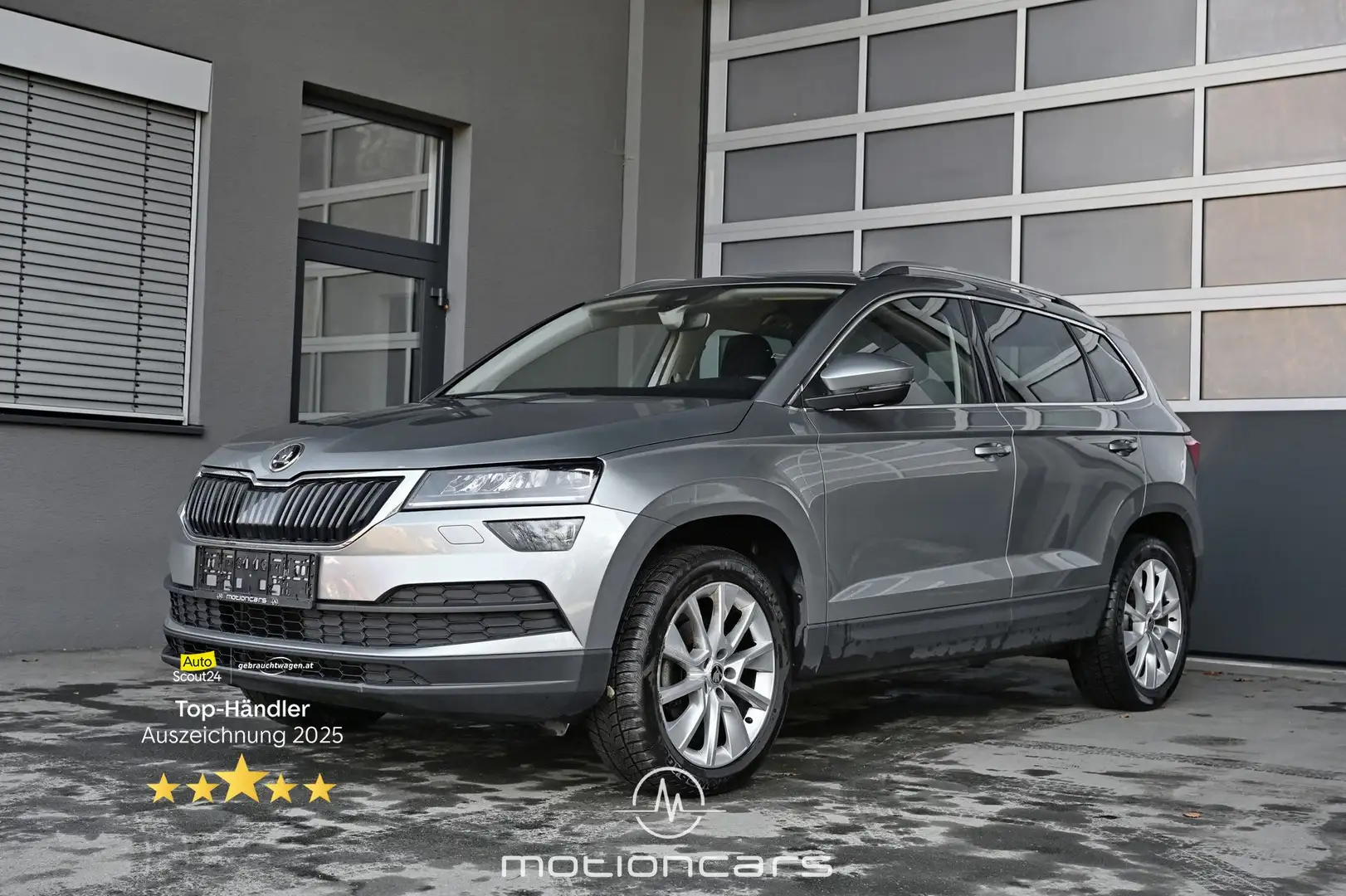 Skoda Karoq 1.6 TDI Style Limited DSG Pickerl NEU Grau - 1
