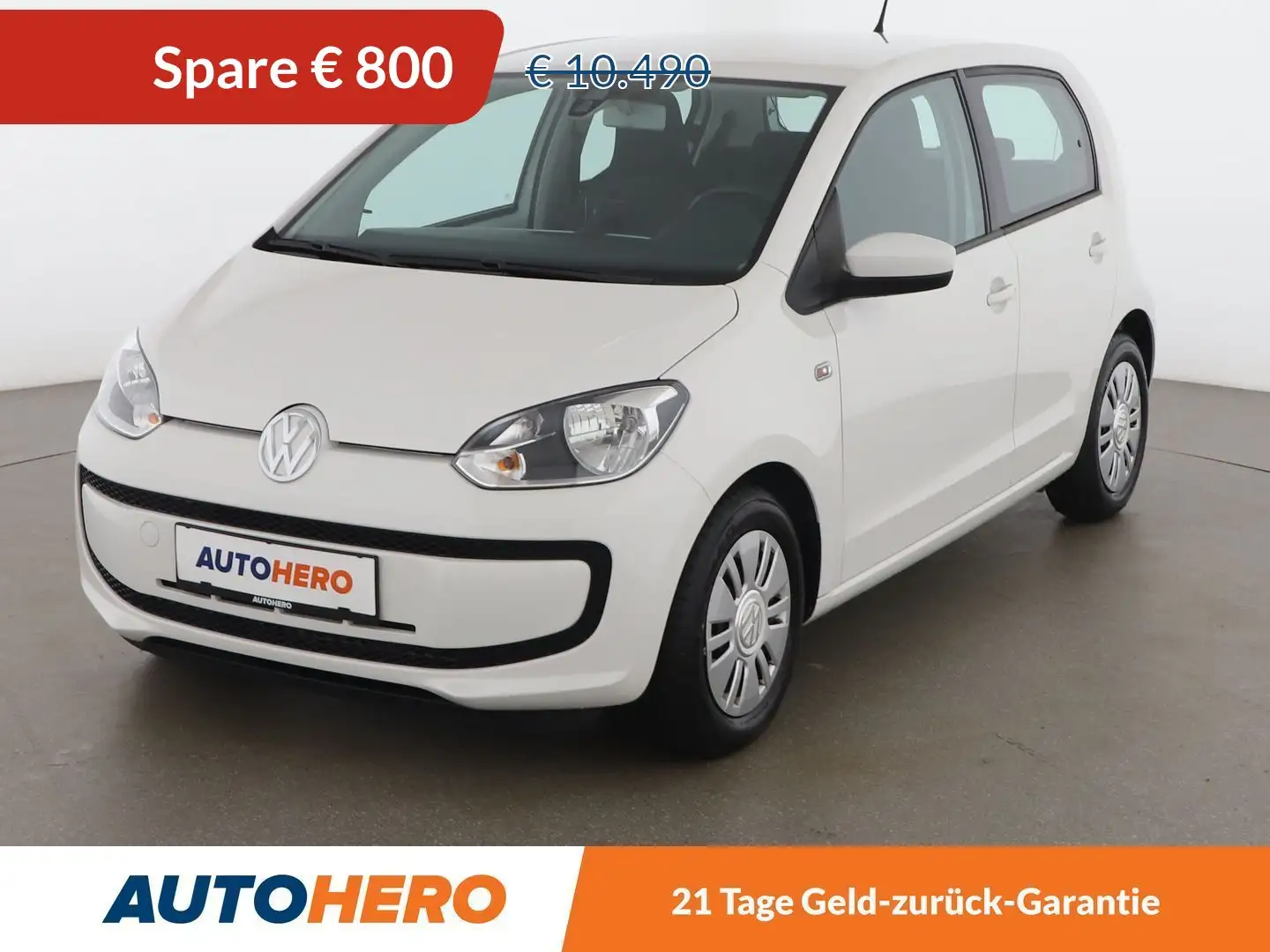 Volkswagen up! 1.0 Move up! BlueMotion Tech *NAVI*BT*TEMPO* Weiß - 1