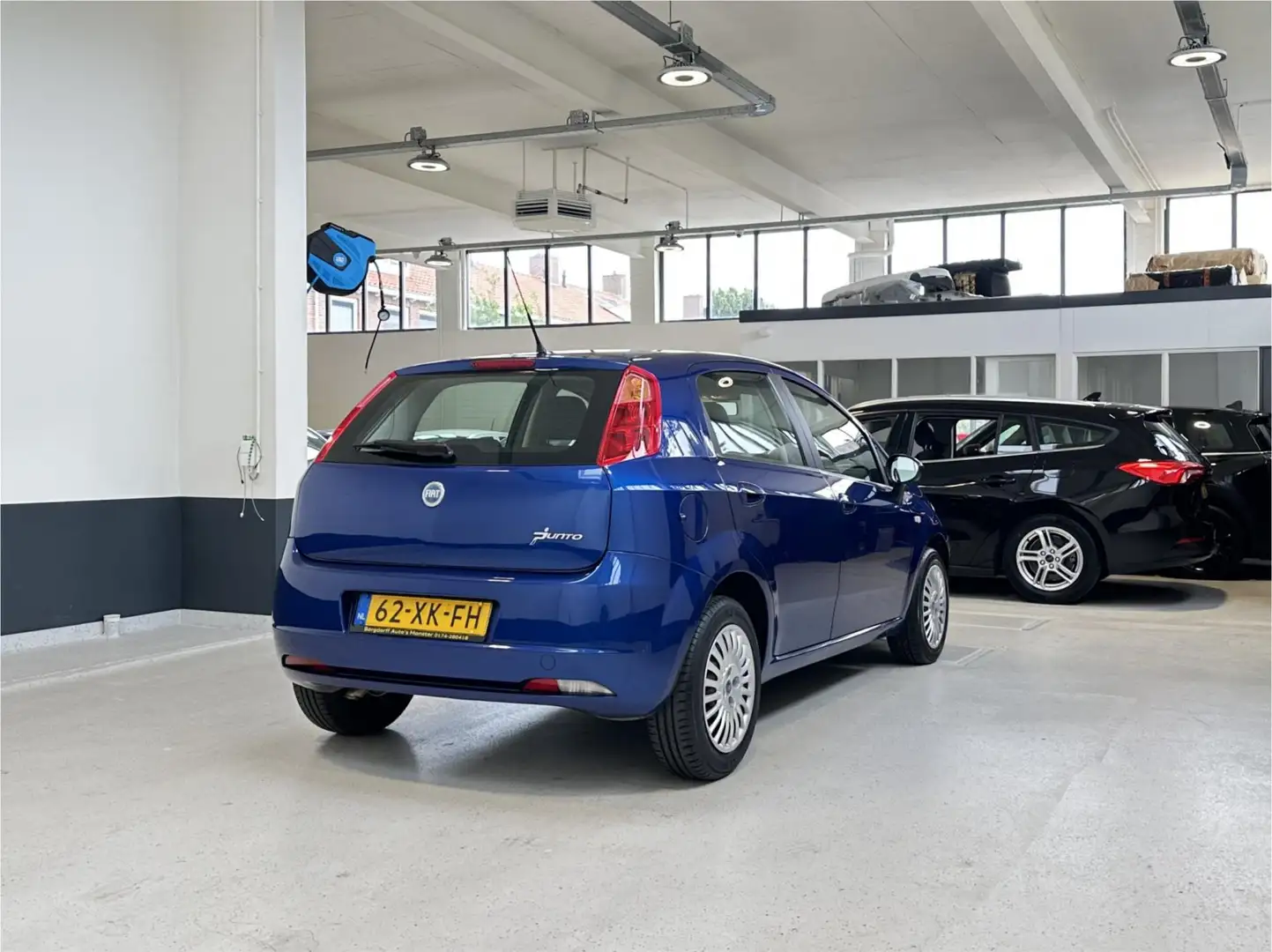 Fiat Grande Punto 1.4 Dynamic Automaat | Airco| 5-Drs Blauw - 2