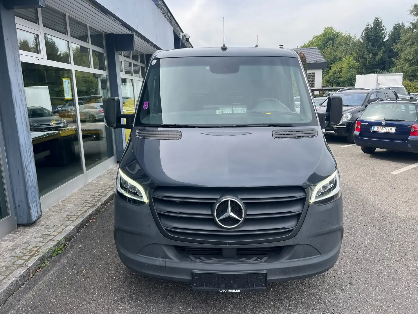 Mercedes-Benz SPRINTER*319*V6*AUT*WERKLUFTFEDER*LED*TACHOGRAF Gris - 2