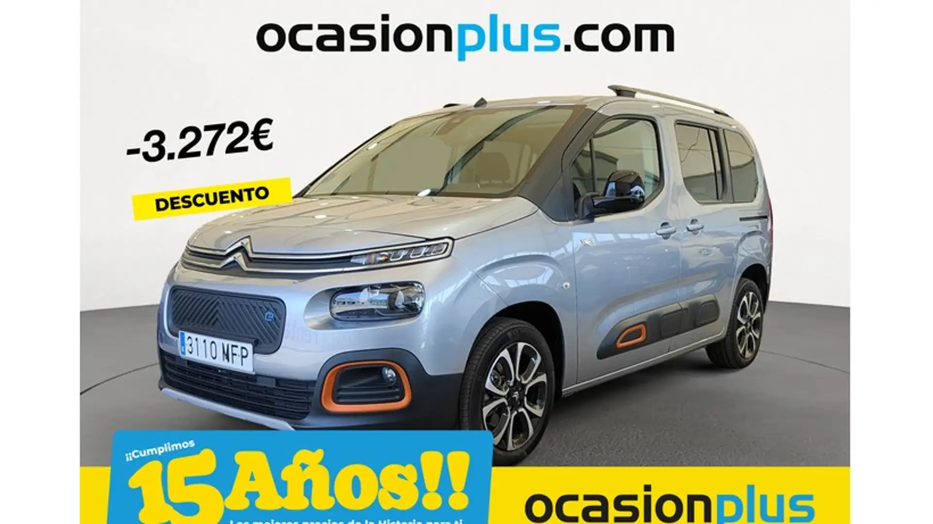 Citroen Berlingo ë-Berlingo 50kWh Talla M Shine Gris - 1
