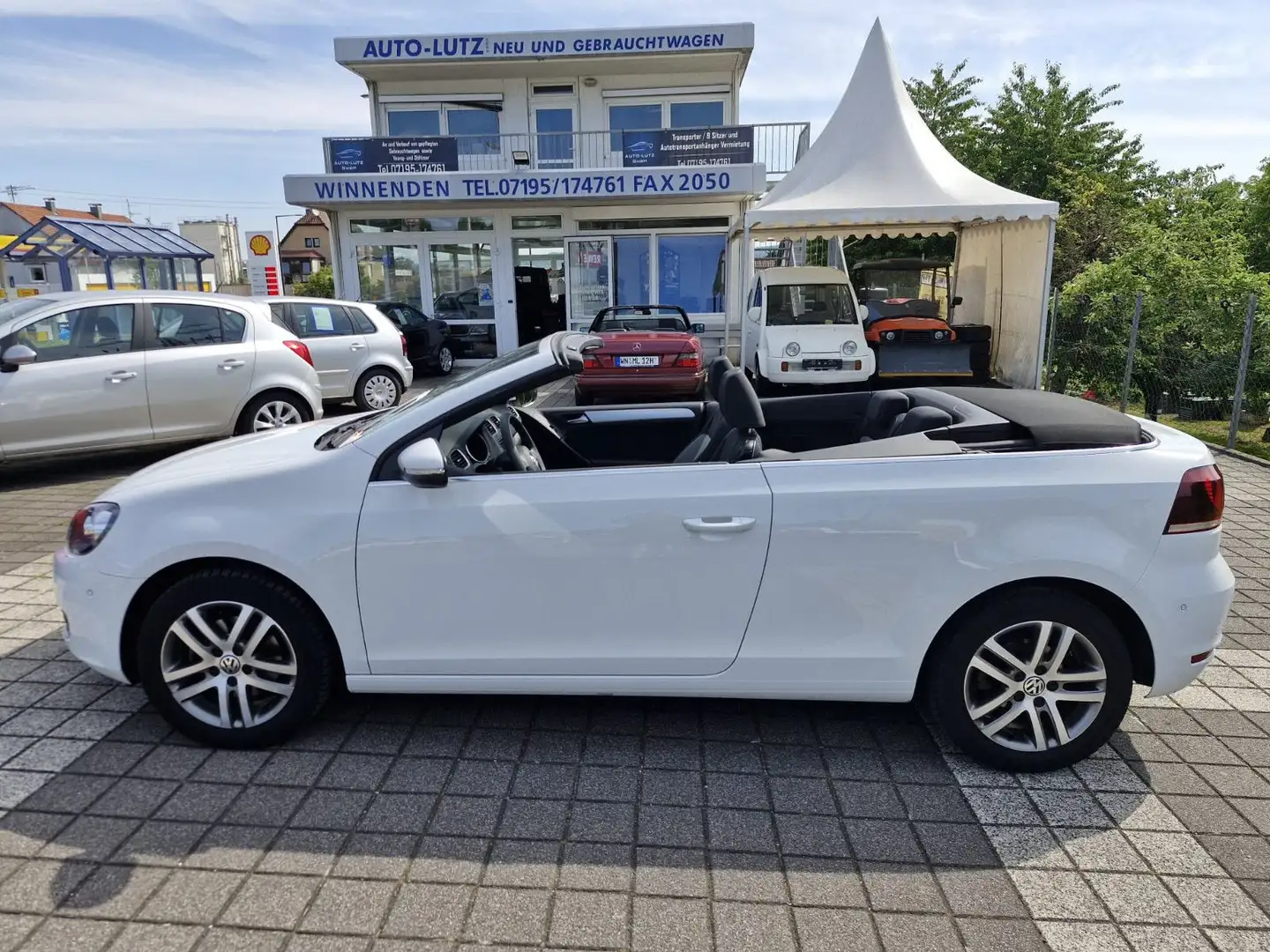 Volkswagen Golf VI Cabriolet 1,2TSI - 1. Hand - 81 200 KM Weiß - 1