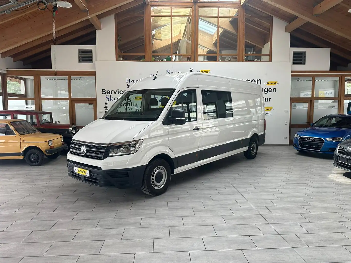 Volkswagen Crafter 2.0 TDI Kasten Mixto 35 lang 6 Sitzer Hoch Blanc - 1