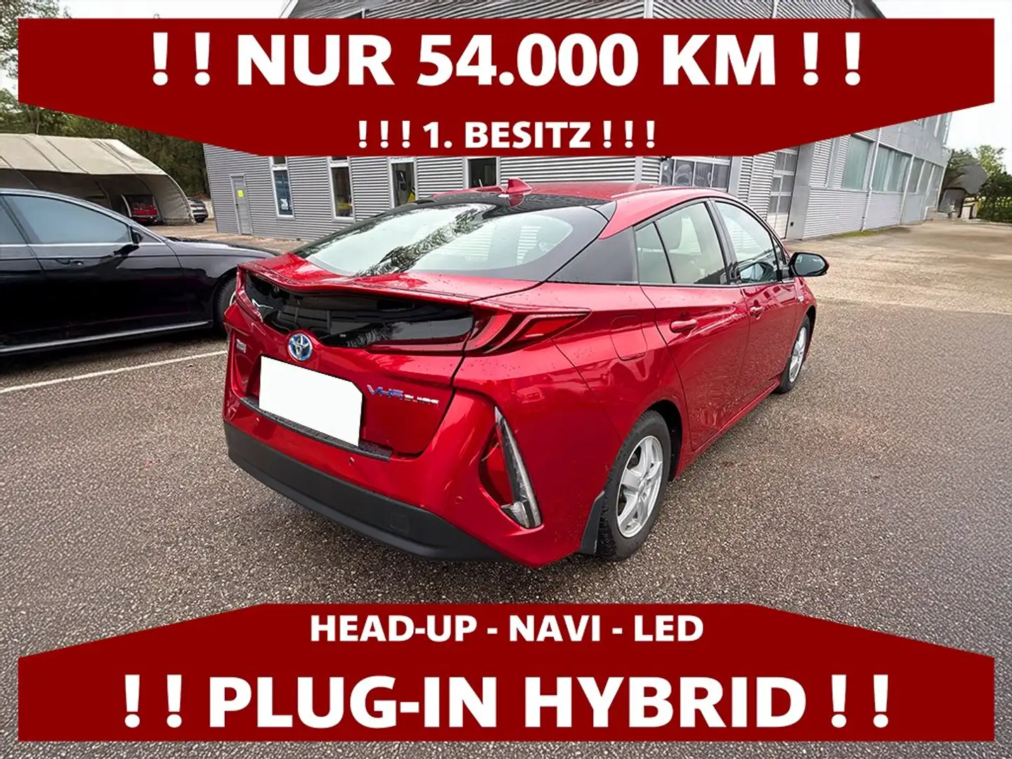 Toyota Prius Hybrid 1.8 VVT-i Loung | NUR 54.000 KM Rot - 2