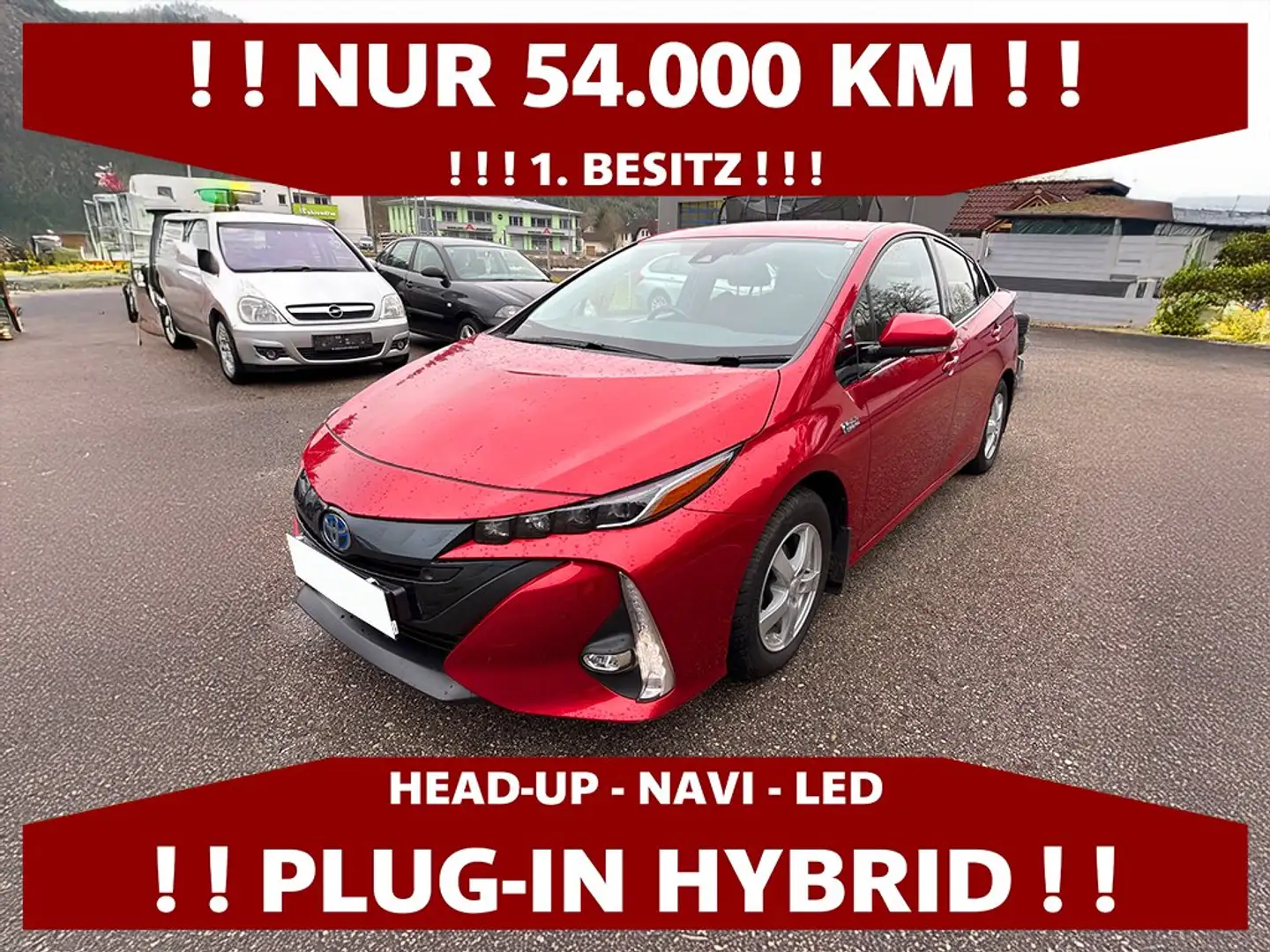 Toyota Prius Hybrid 1.8 VVT-i Loung | NUR 54.000 KM Rot - 1