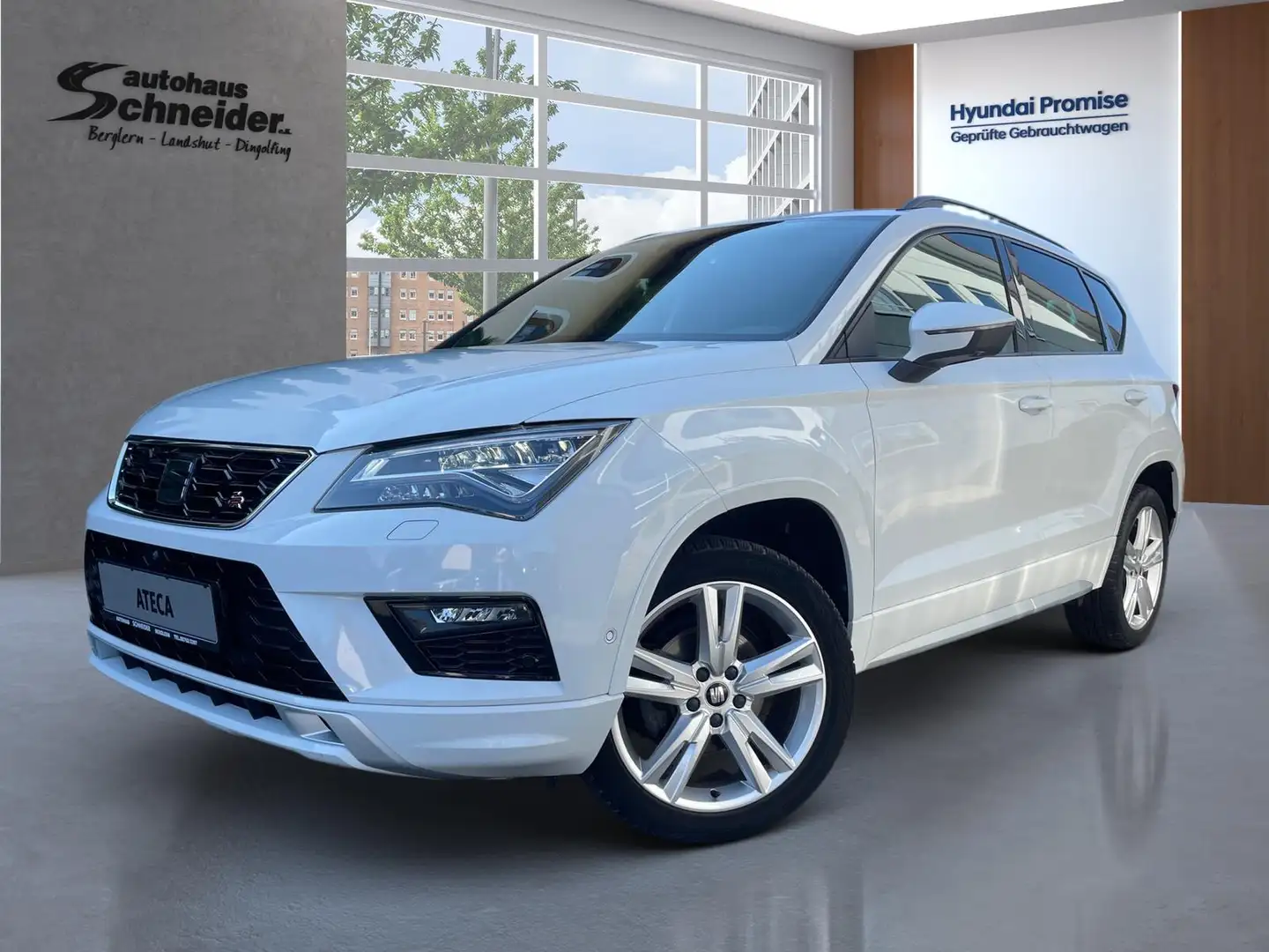 SEAT Ateca 1.5 TSI ACT FR / ANHÄNGERKUPPLUNG/ BUSINESS-PAKET/ Blanc - 2