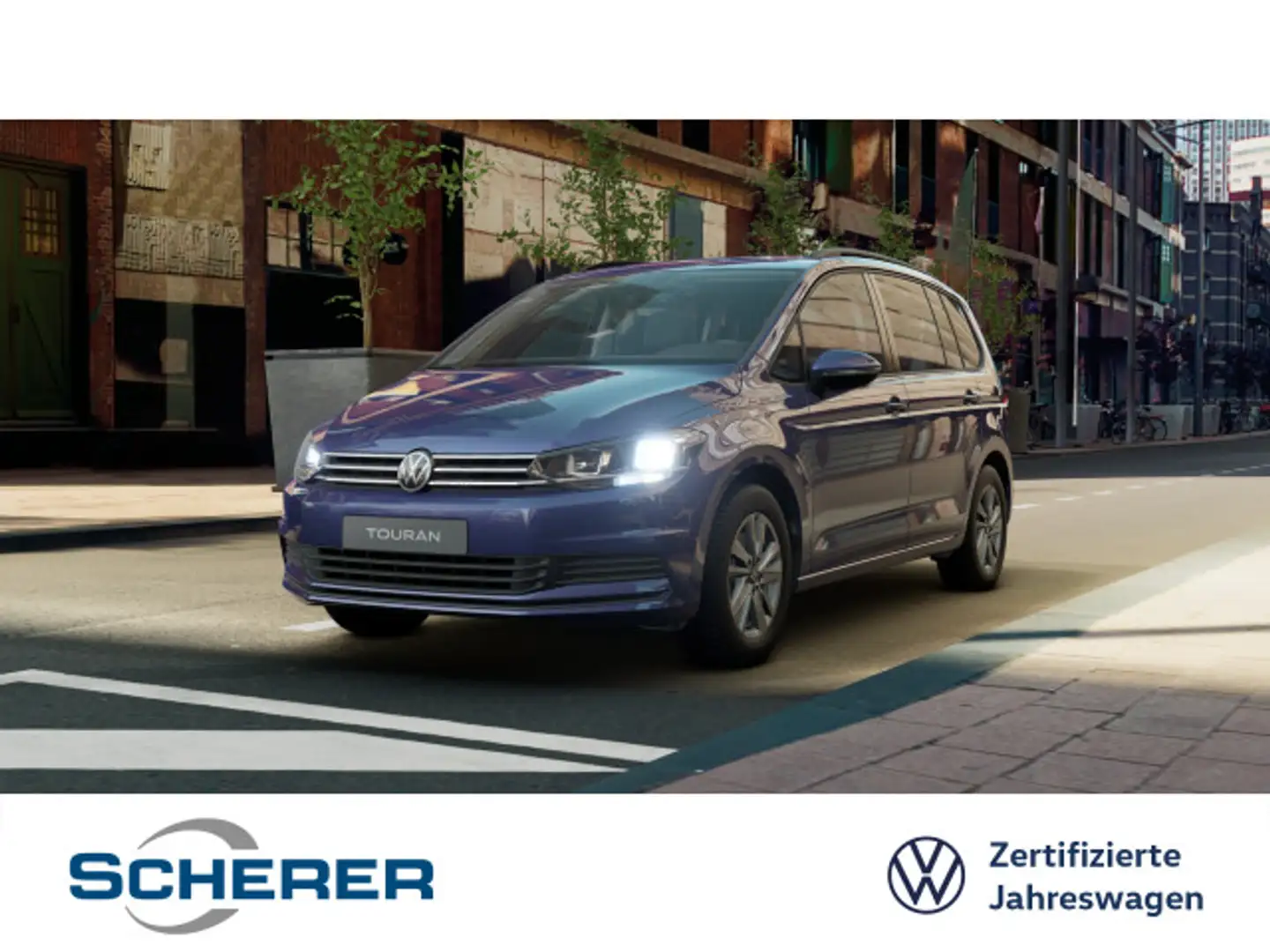 Volkswagen Touran 1.5 TSI Comfortline 7-Sitzer ACC CARPLAY Blau - 1