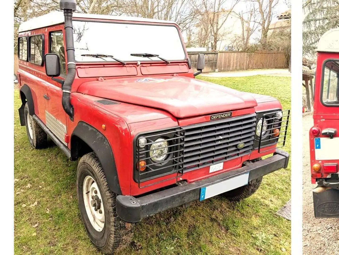 Land Rover Defender 110 300TDI 3 places Rouge - 2