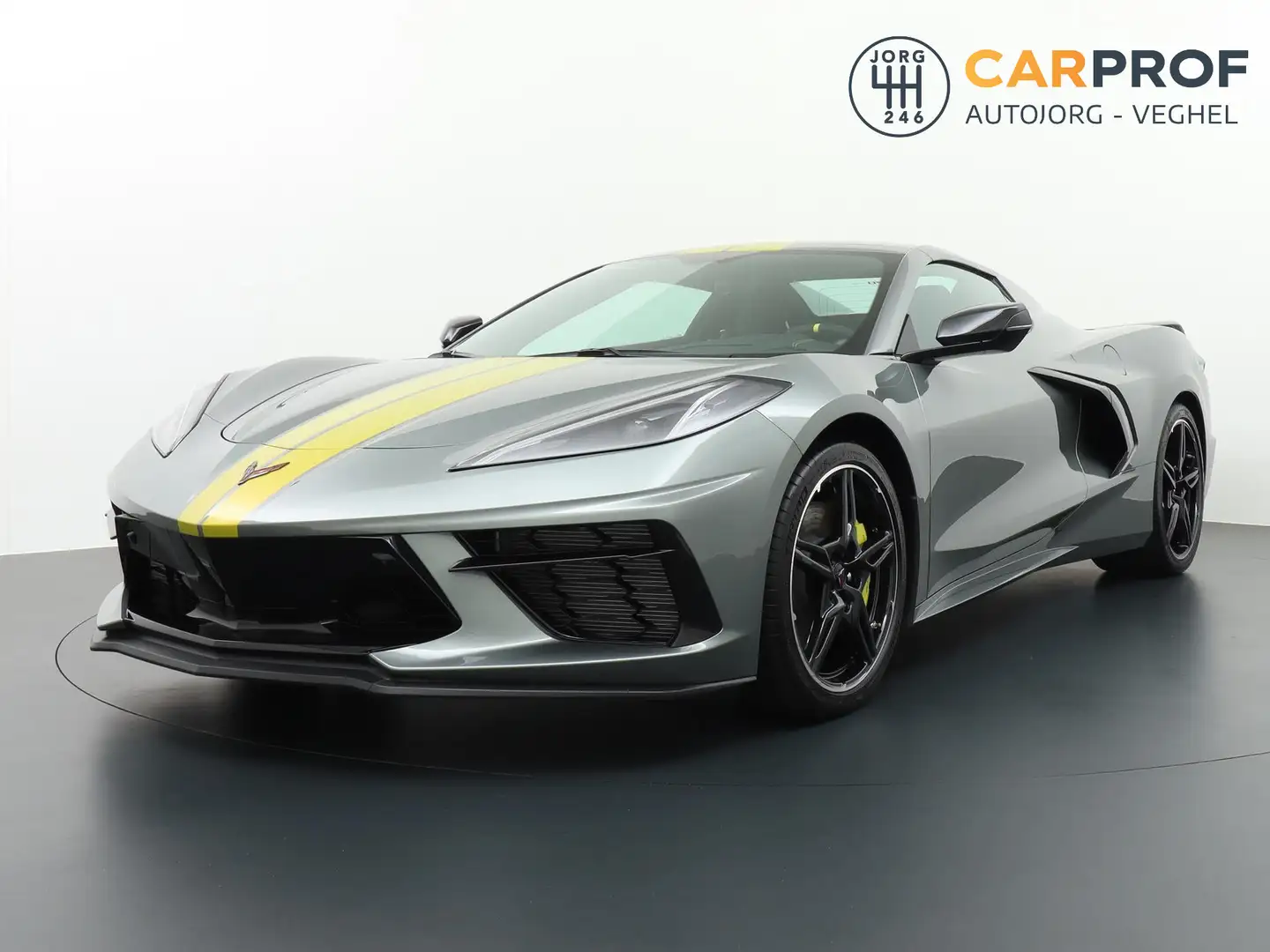 Chevrolet Corvette Stingray C8 convertible 3LT Front lift | Carbon pa Šedá - 1