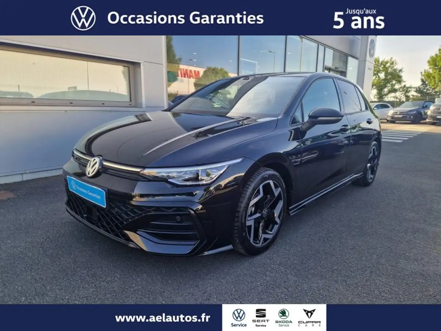 Volkswagen Golf 1.5 eTSI OPF 150ch R-Line DSG7 Noir - 1