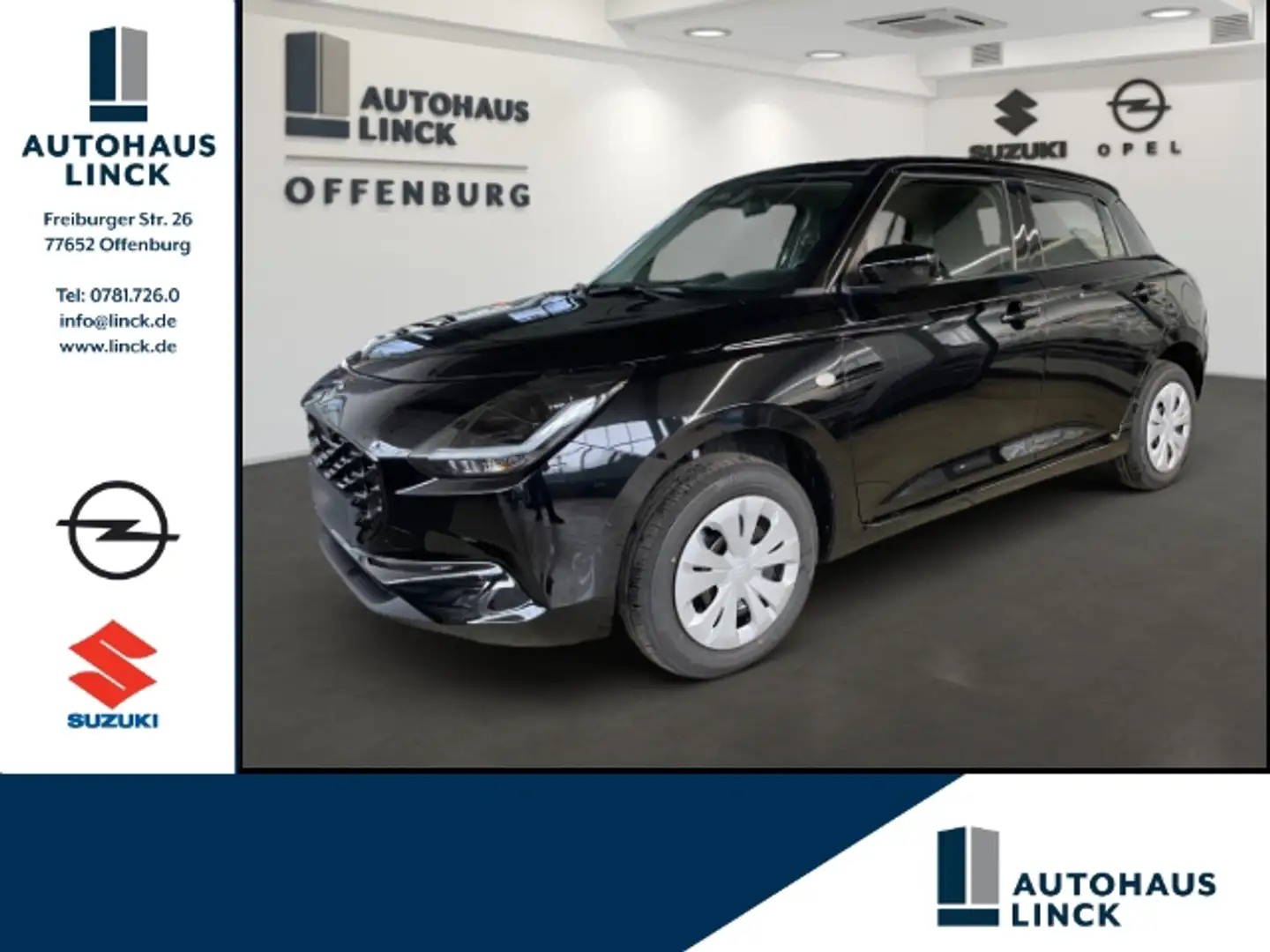 Suzuki Swift NEW 1.2 Dualjet Hybrid Club+Navi+Parkpilot Noir - 1