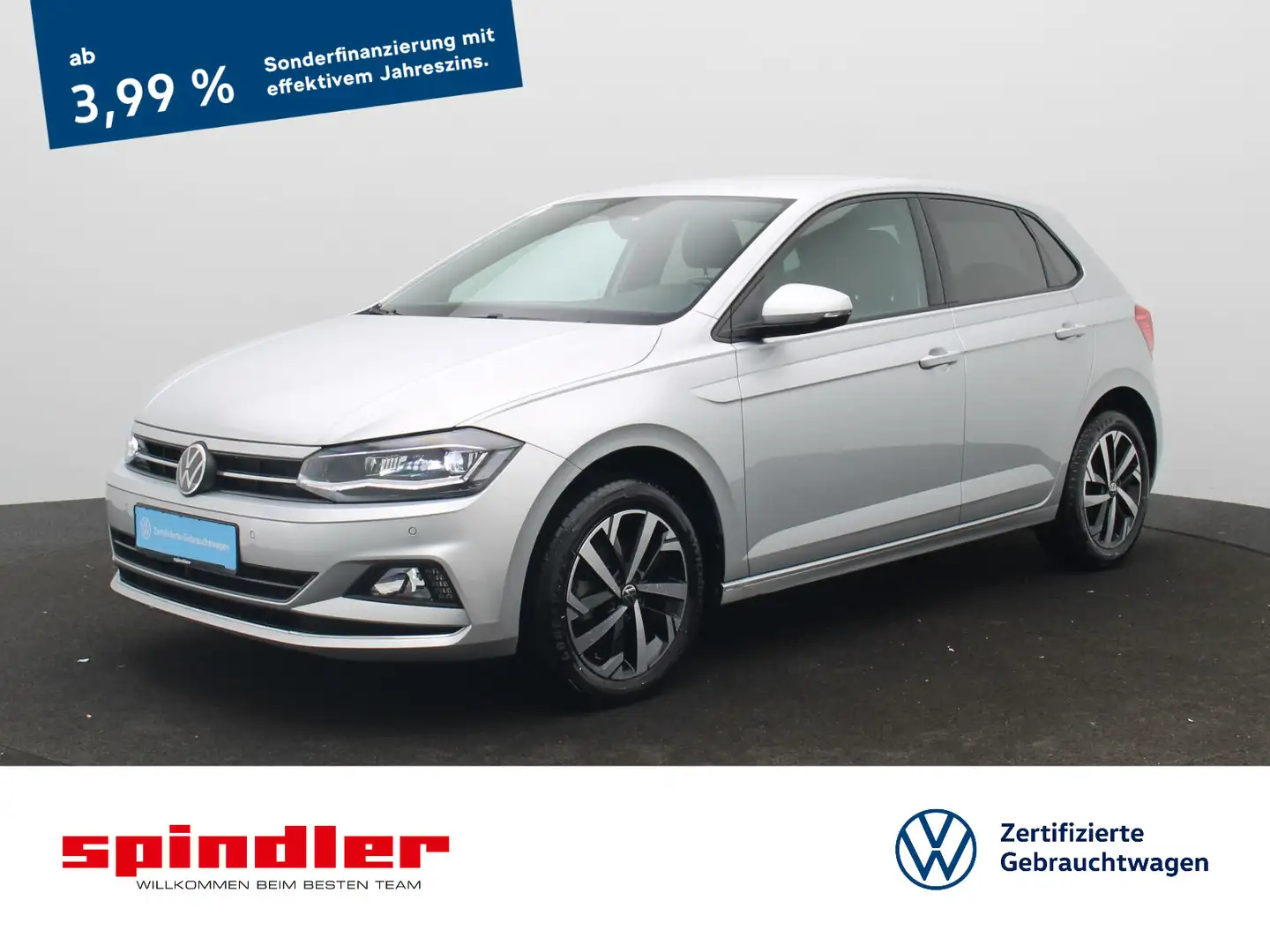 Volkswagen Polo Highline 1.0 TSI DSG / Navi, App, LED, RFK Silber - 1