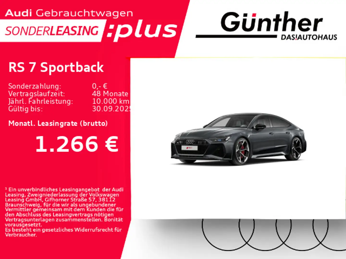 Audi RS7 PERFORMANCE+WINTERRÄDER+SPORTABGA Grau - 1