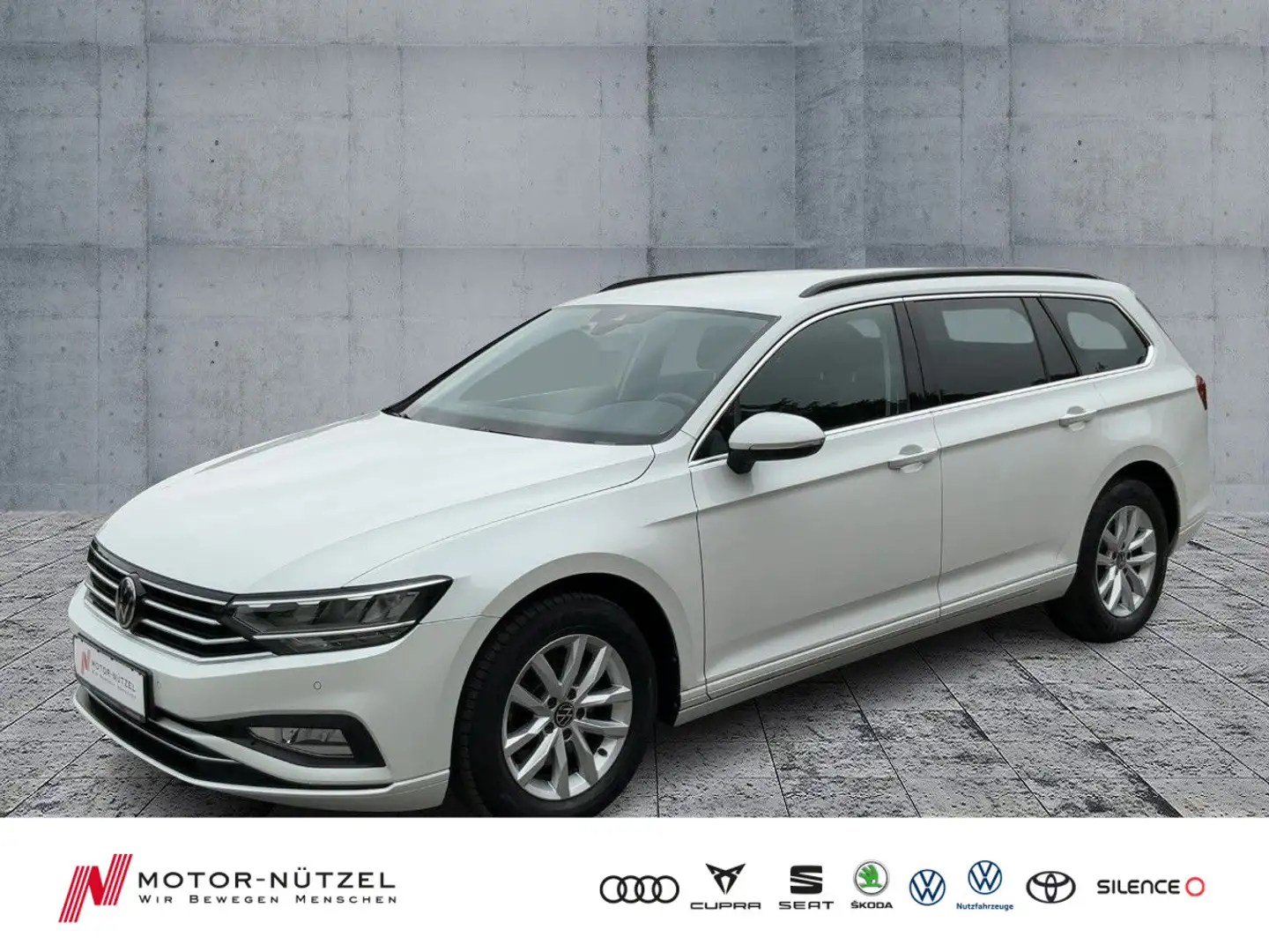 Volkswagen Passat Variant 2.0 TDI DSG BUSINESS LED+NAVI+AHK Weiß - 1
