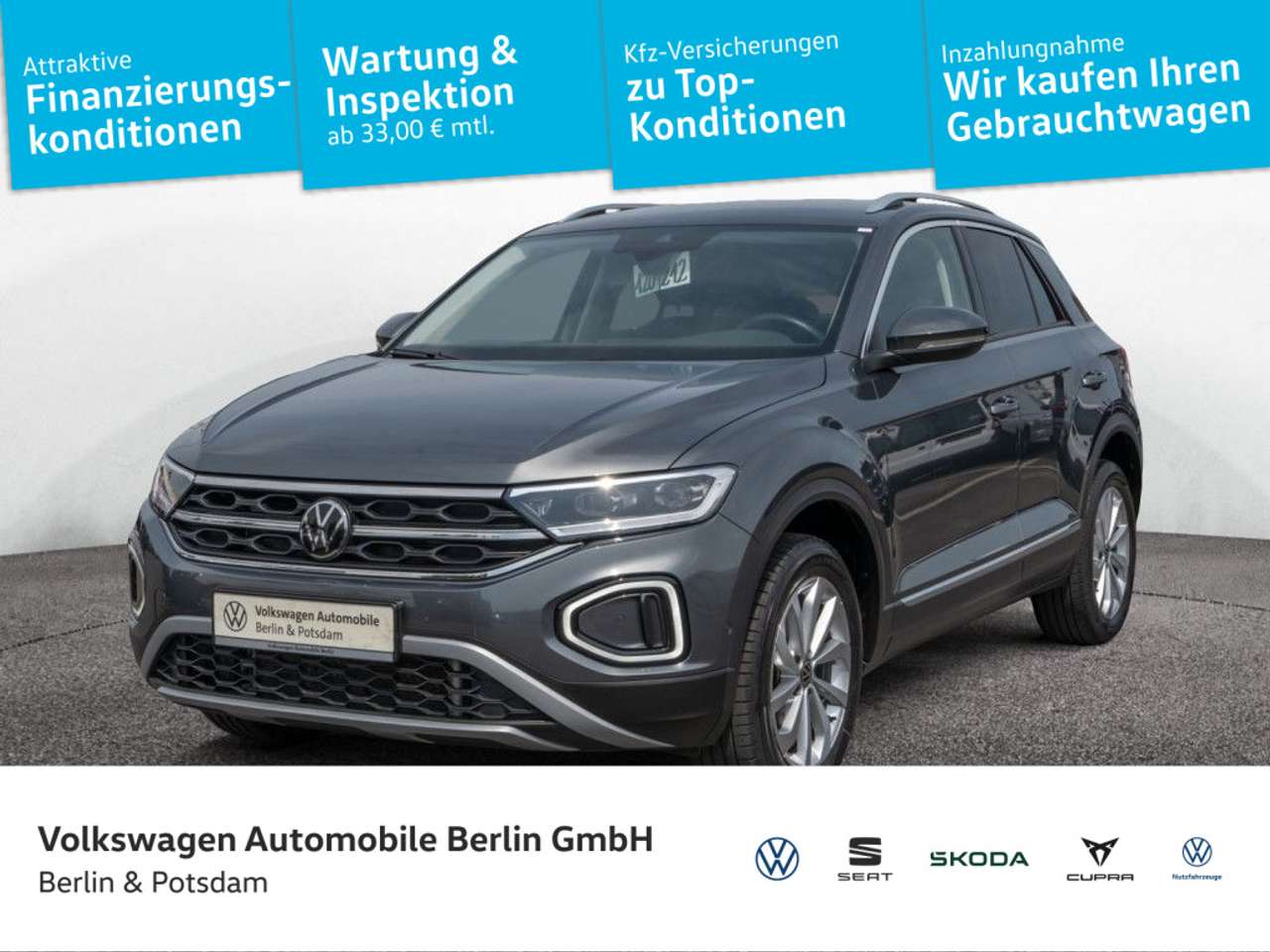 Volkswagen T-Roc 2023 — 1.5 TSI  DSG Style Navi LED-Plus PDC SHZ