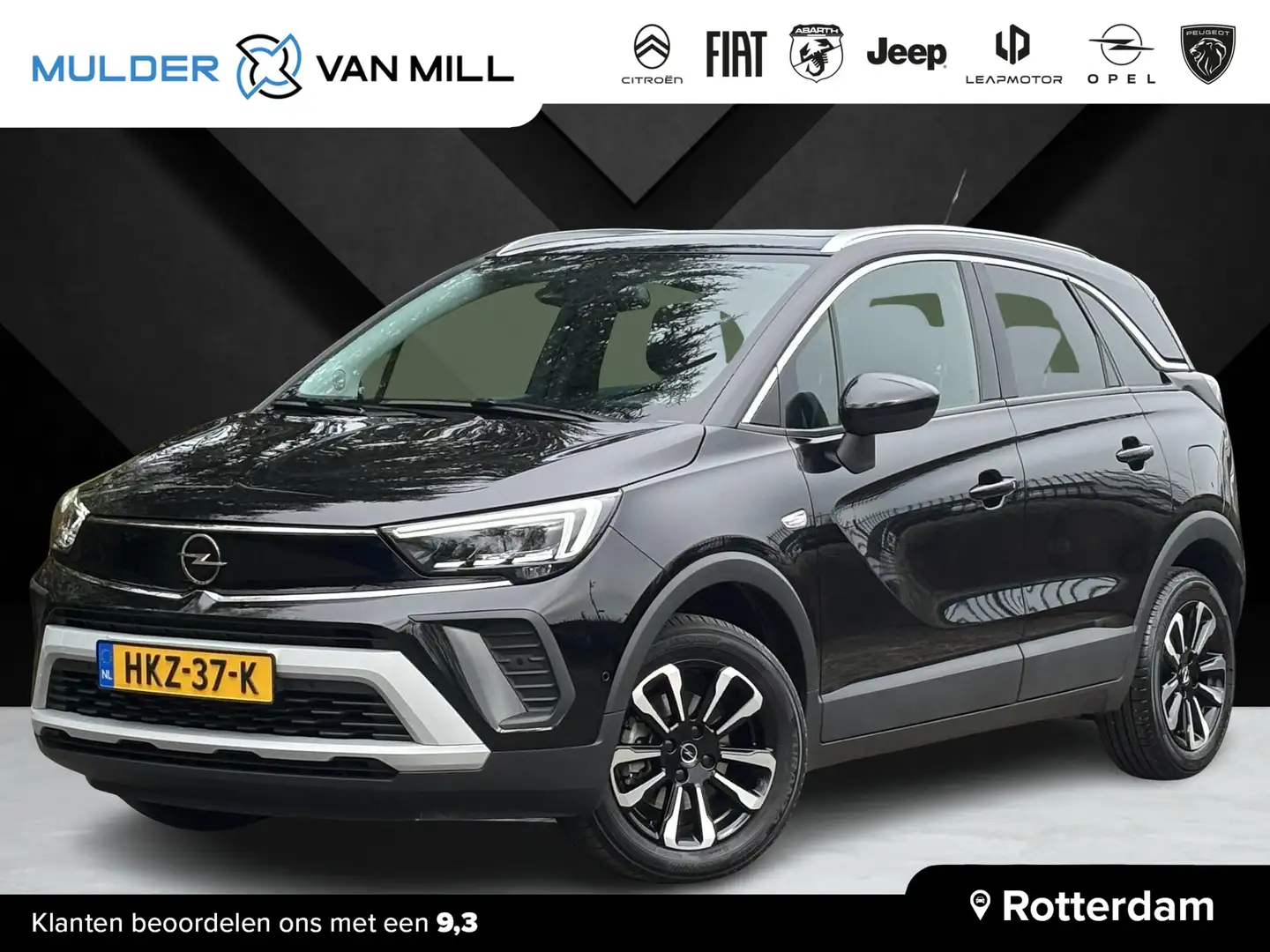Opel Crossland Elegance 1.2 Turbo 110pk | PANODAK | 180° CAMERA | Noir - 1