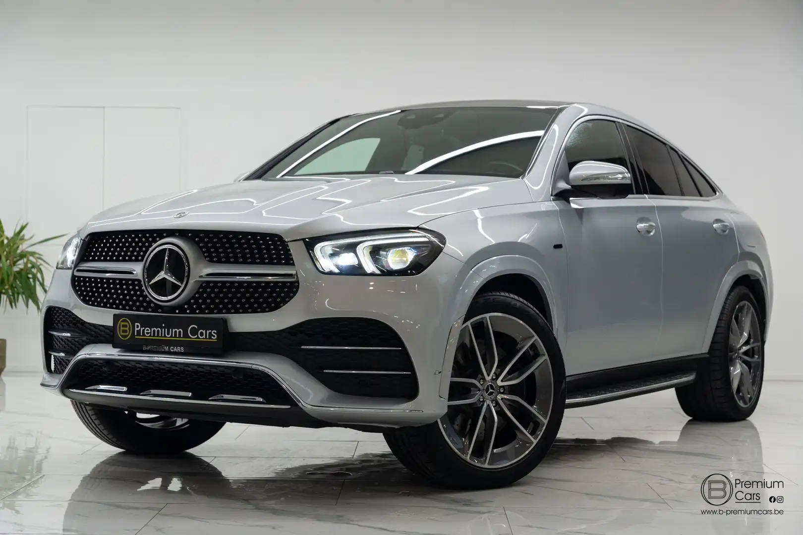 Mercedes-Benz GLE 350 de coupe AMG line! Full, Burmester, Pano! Cruise! Silber - 1