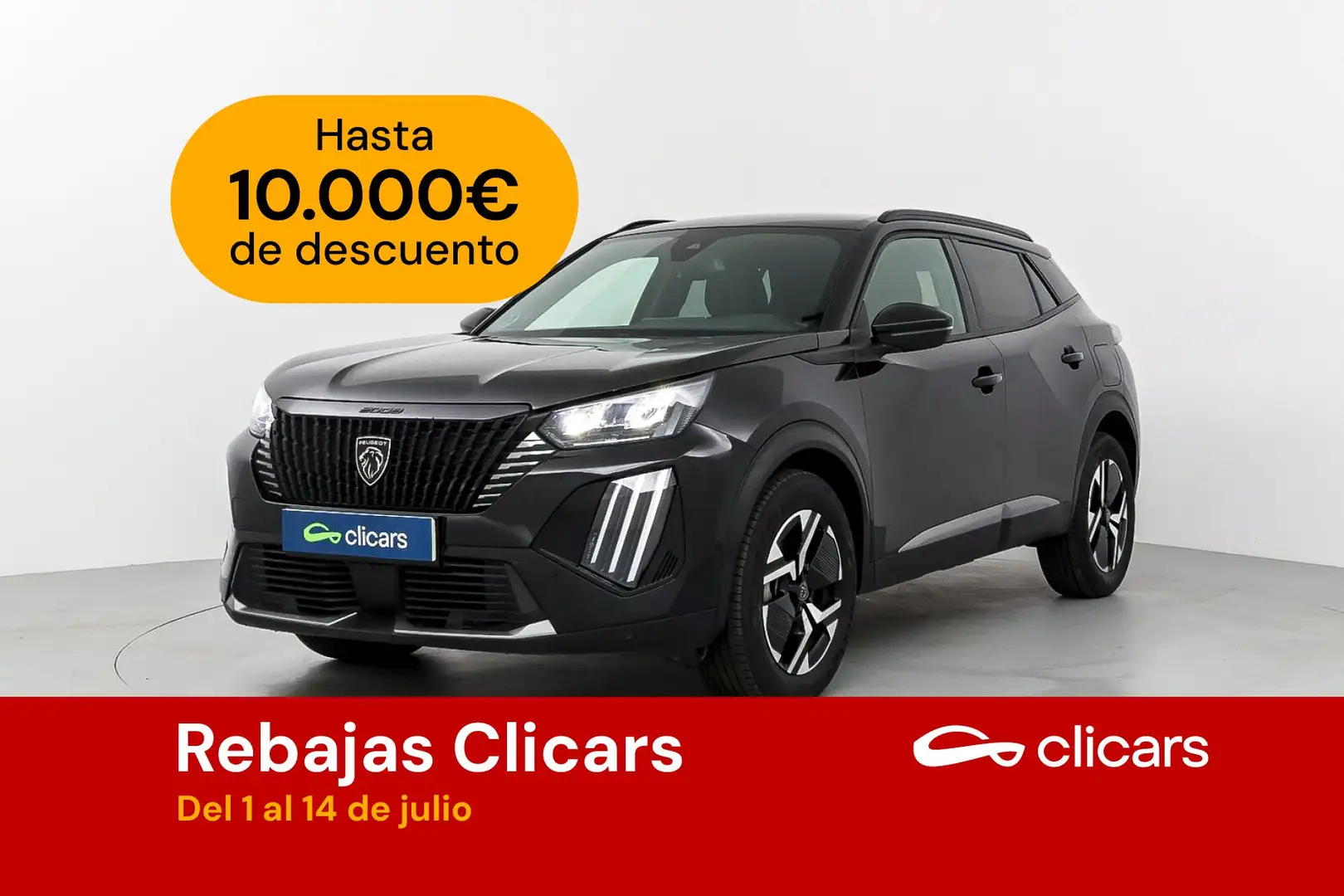 Peugeot 2008 1.2 PureTech S&S Allure 100 Noir - 1