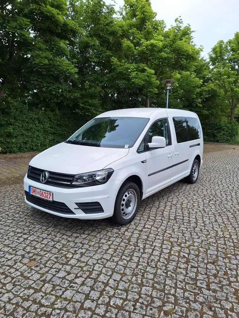 Volkswagen Caddy Maxi 1,4 TSI DSG Klimaautomatik Sitzheiz. Weiß - 1