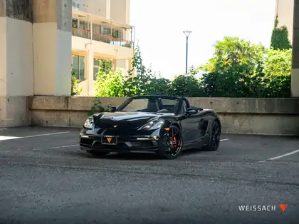 Black 2018 Porsche 718 Boxster Convertible Rear-Wheel Drive 7-Speed Automatic