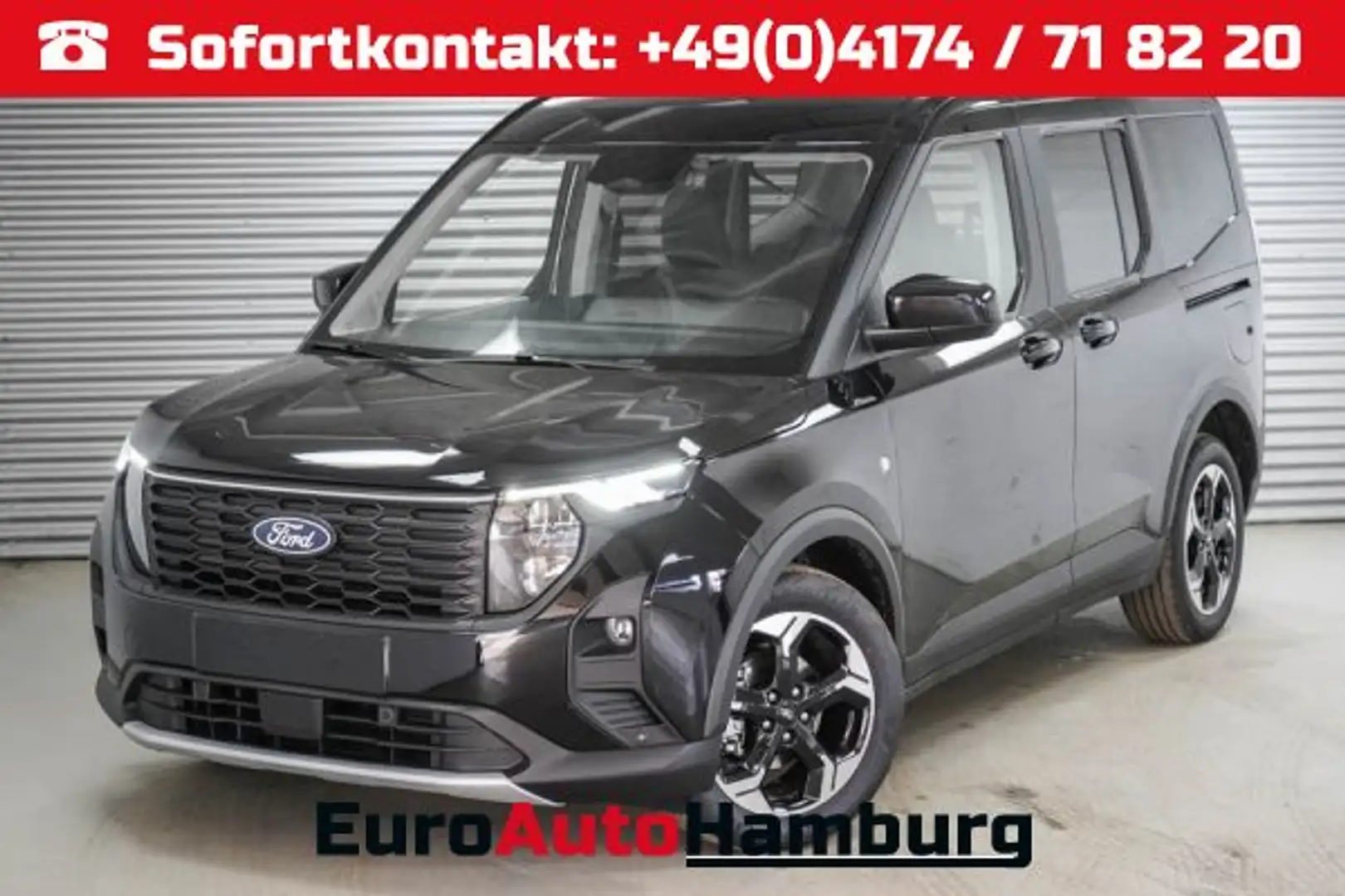 Ford Tourneo Courier 1,0 EcoBoost A7 Active - L -LAG. Schwarz - 1