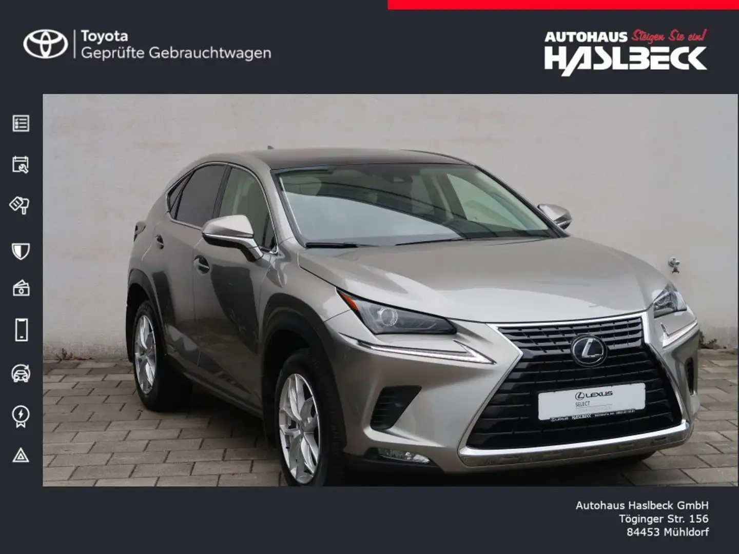 Lexus NX 300 300h Executive Line Zilver - 1