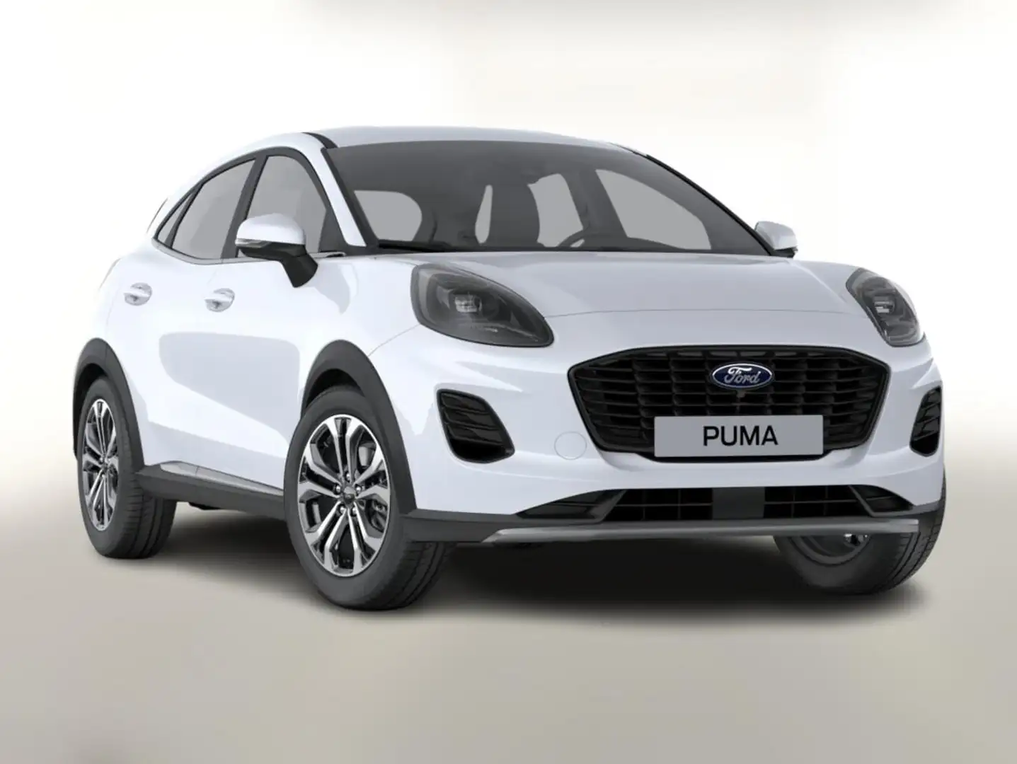 Ford Puma Titanium 1.0 EB 125 MHEV A7 Tit LED SHZ Nav Kam... Weiß - 1