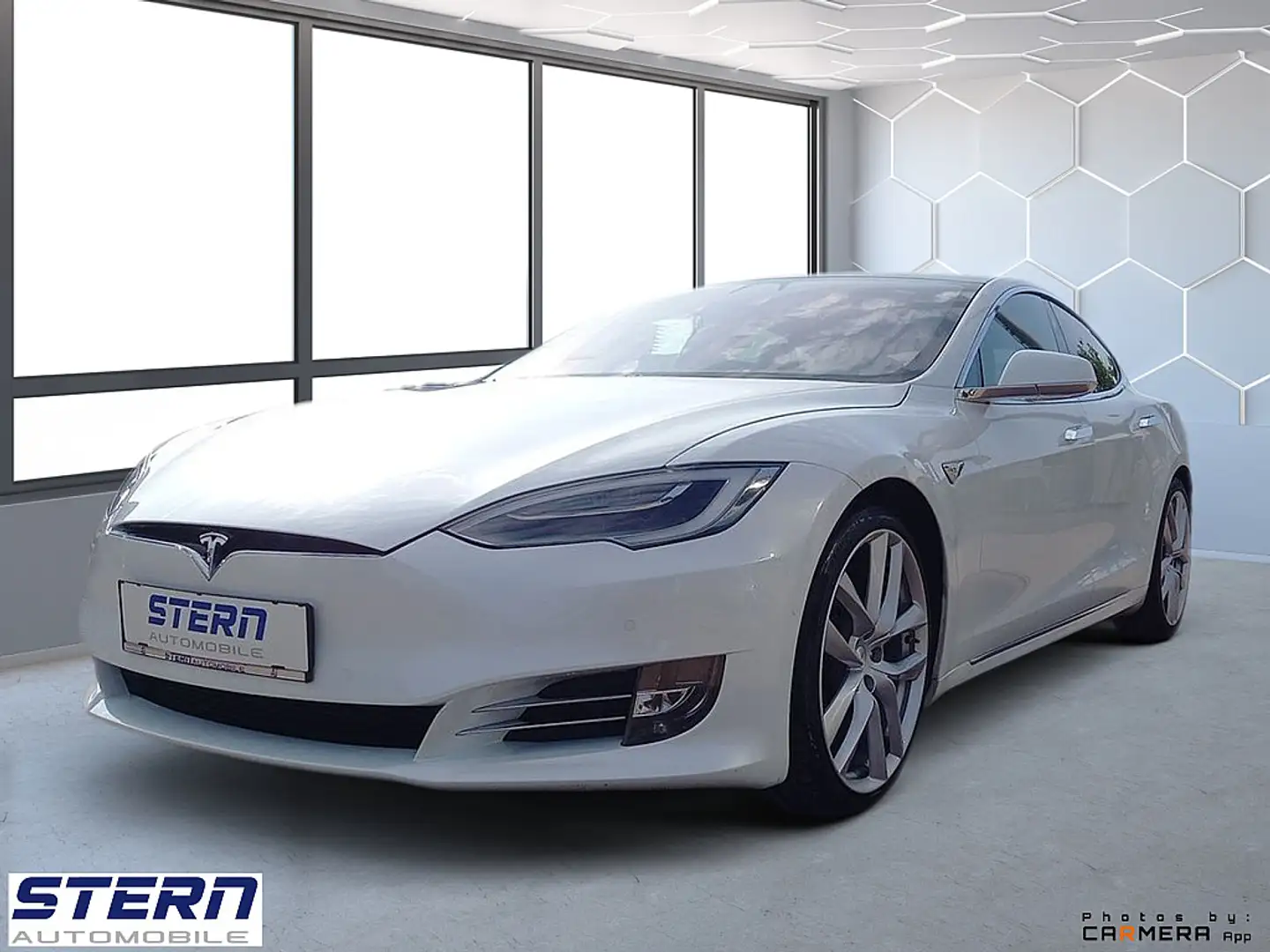 Tesla Model S P90D 90kWh (mit Batterie) Weiß - 1