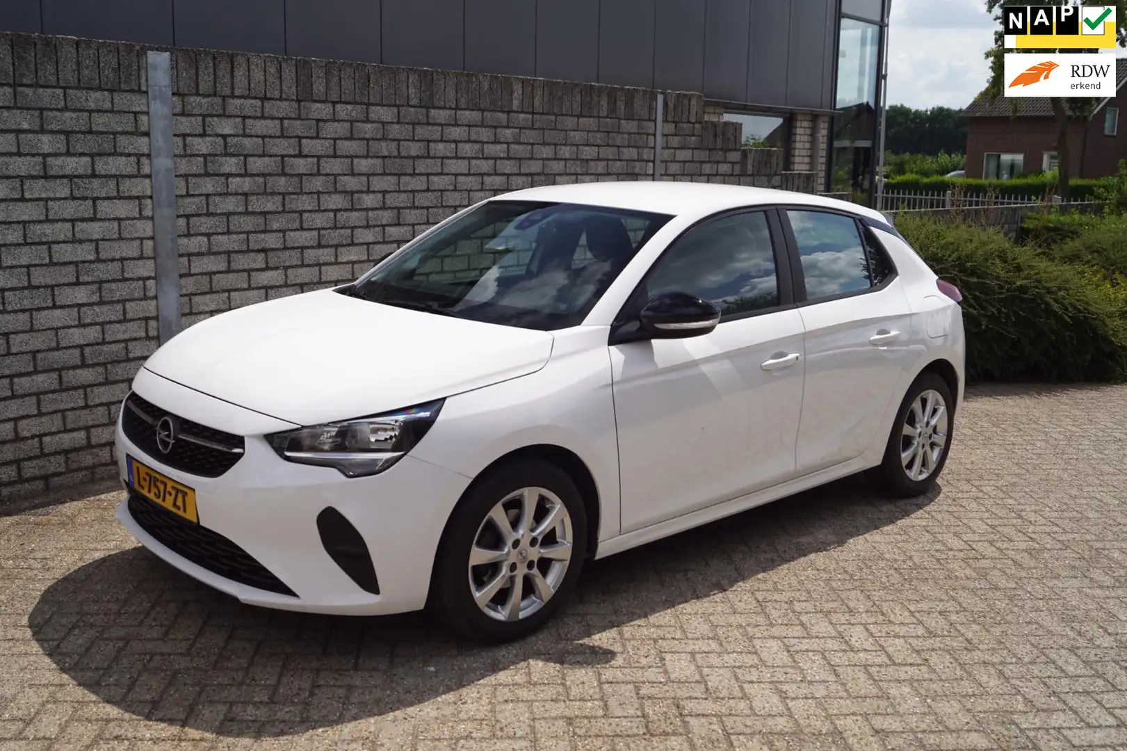 Opel Corsa 1.2 Edition 5 Deurs Navi Apple Carplay Camera Airc Wit - 1