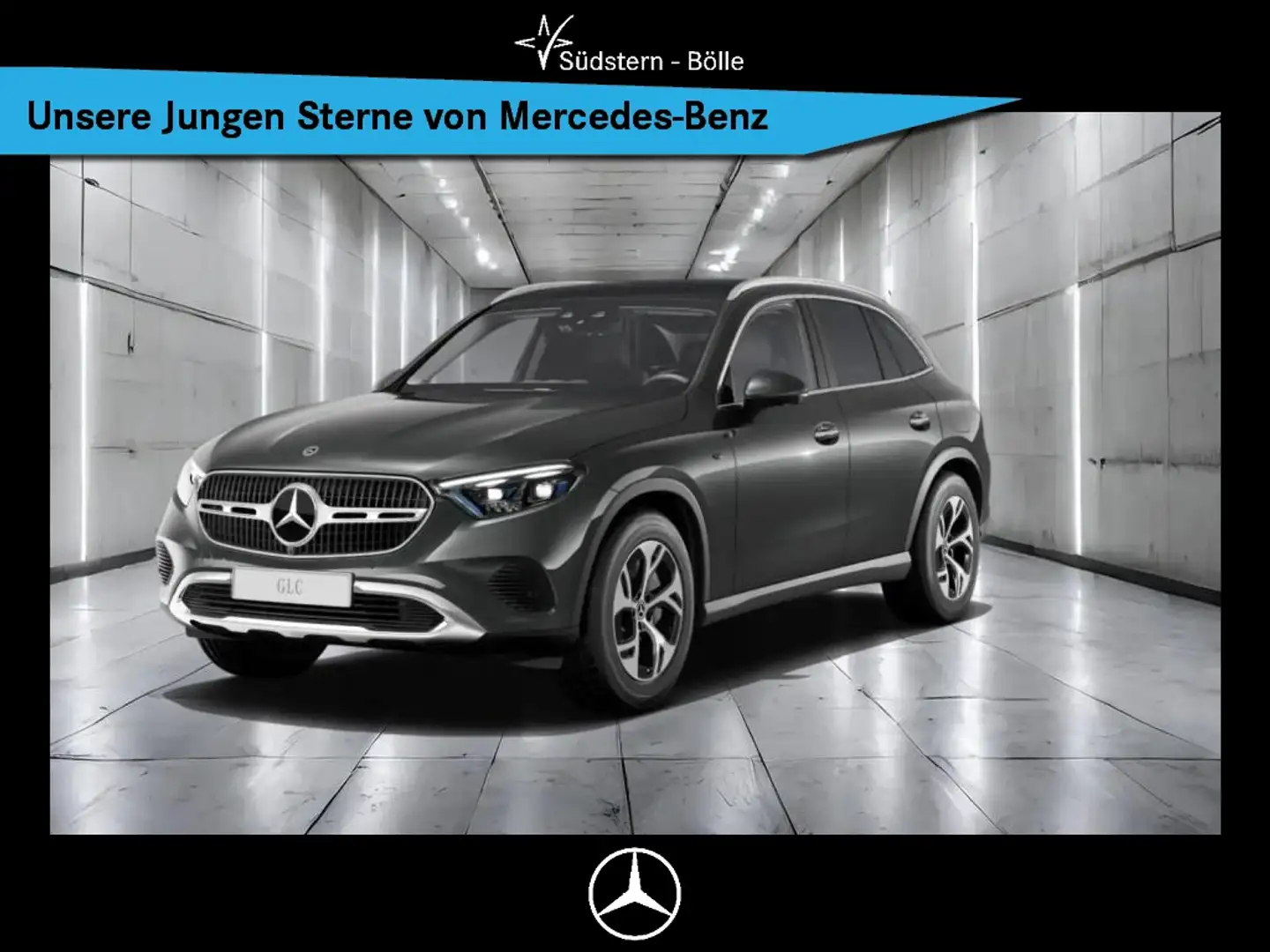 Mercedes-Benz GLC 300 de 4M  AVANTG.PREM.+PANO+AHK+DISTR.+MEM. Grau - 1