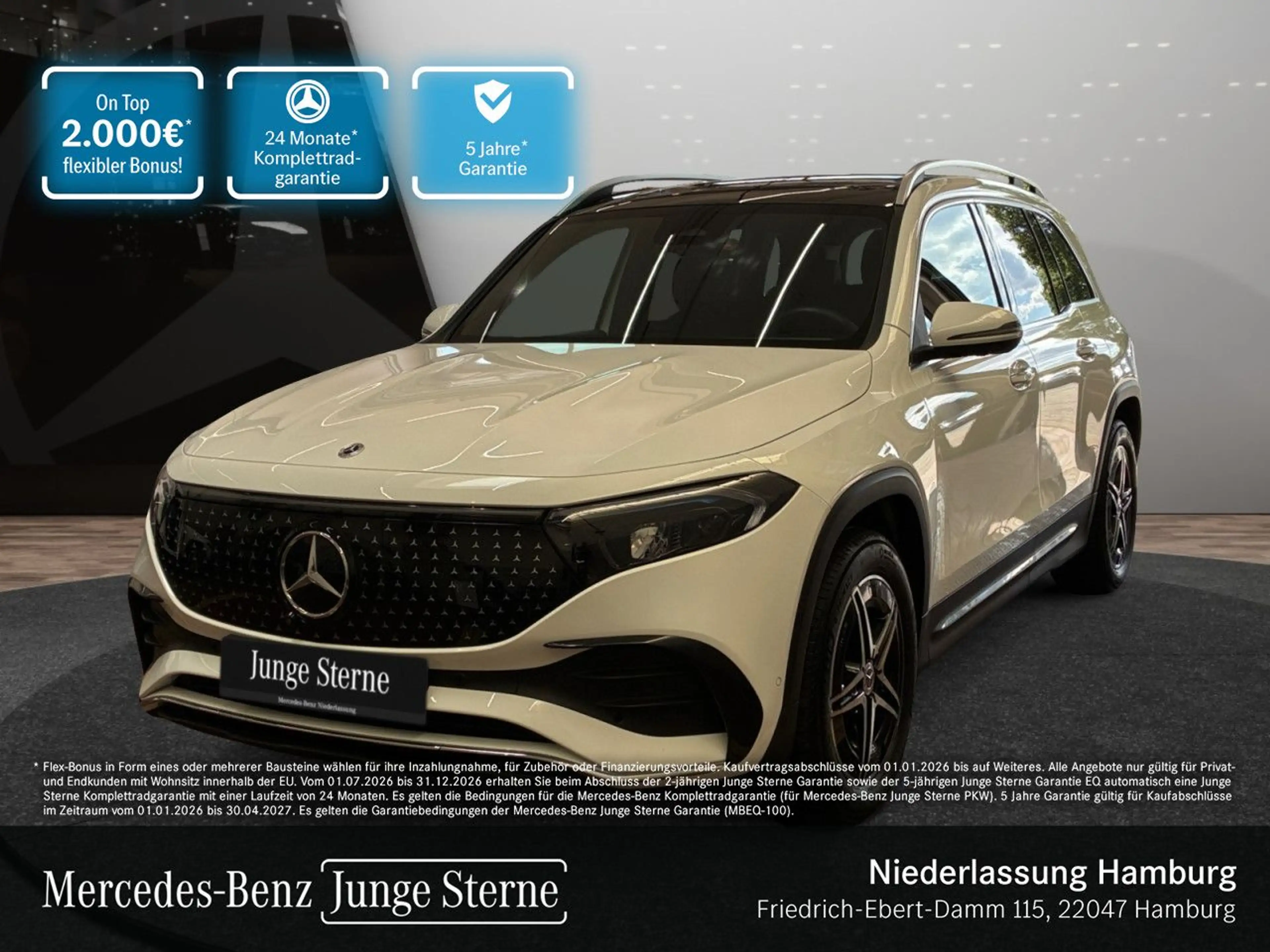Mercedes-Benz EQB 250 AMG+PLUS-PAKET+AHK+PANO+360+MEMORY+KEYLESS