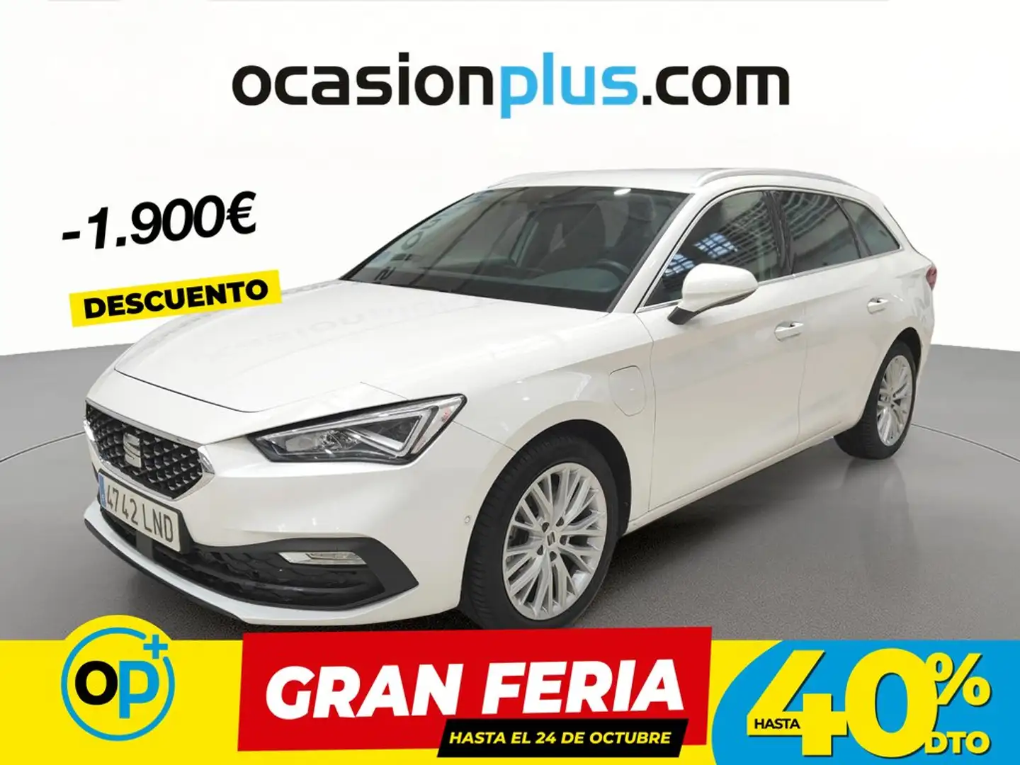 SEAT Leon ST 1.4 TSI e-Hybrid S&S Xcellence DSG-6 204 Blanco - 1