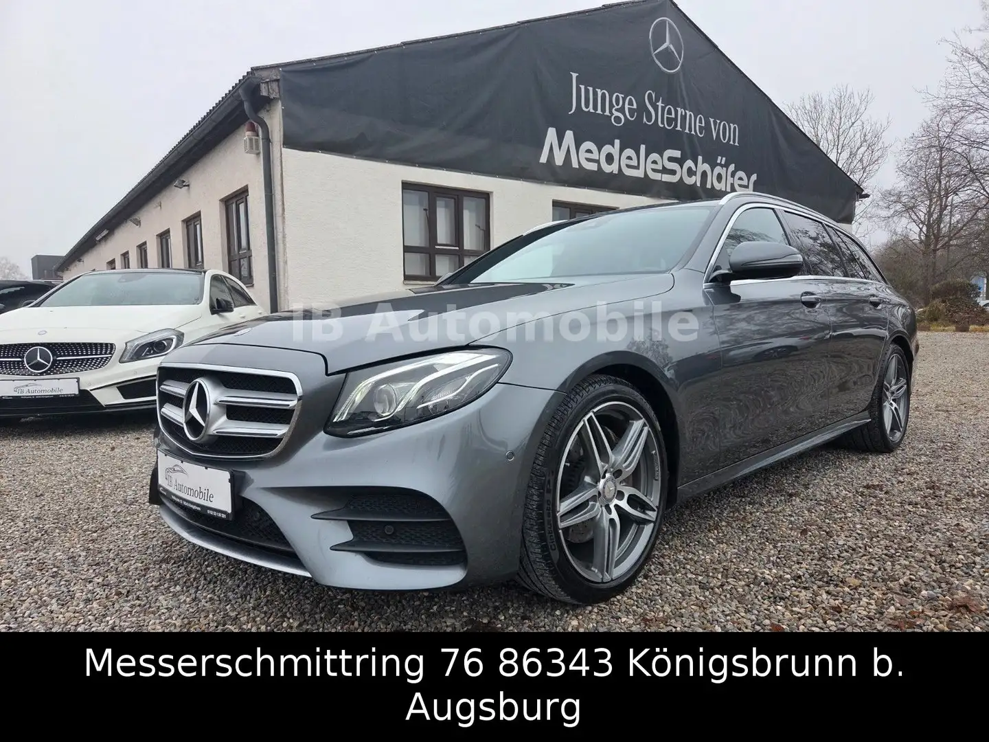 Mercedes-Benz E 220 d T-Modell AMG LINE*Burmester*R. Kamera*uvm Grau - 1