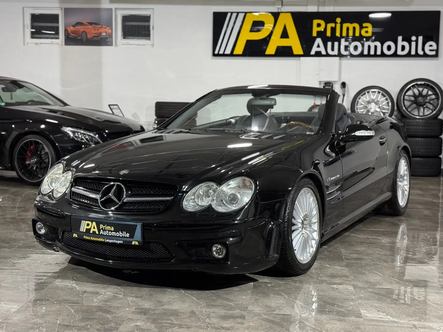 Mercedes-Benz SL 350 Roadster / 55 AMG Optik Xenon Tempomat Schwarz - 1