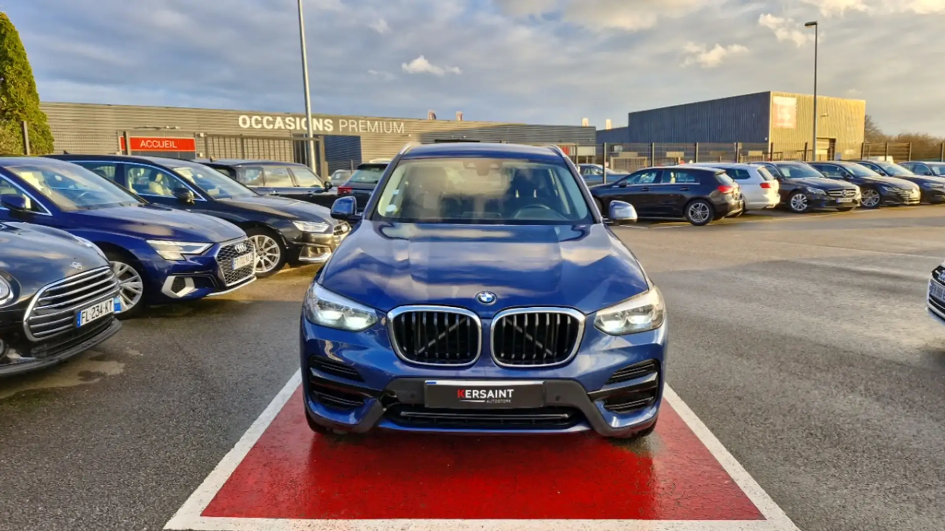 BMW X3 G01 SDRIVE18D 150CH BVA8 BUSINESS DESIGN Bleu - 2