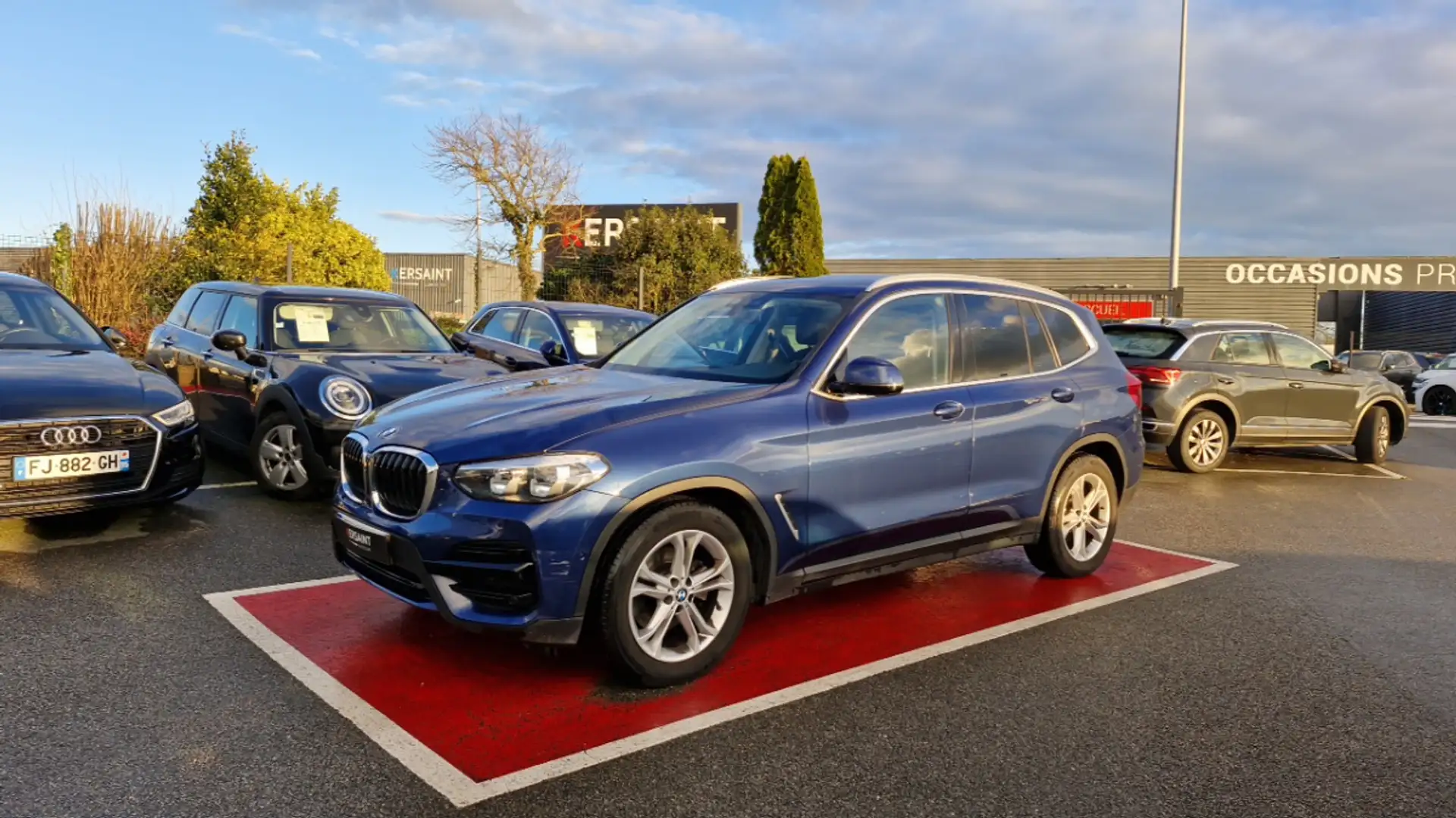BMW X3 G01 SDRIVE18D 150CH BVA8 BUSINESS DESIGN Bleu - 1