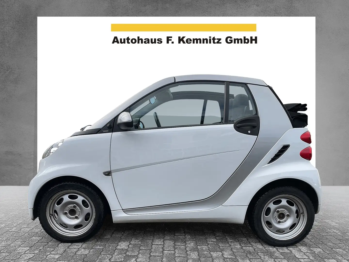 smart forTwo Cabrio mit Sitzheizung Weiß - 1