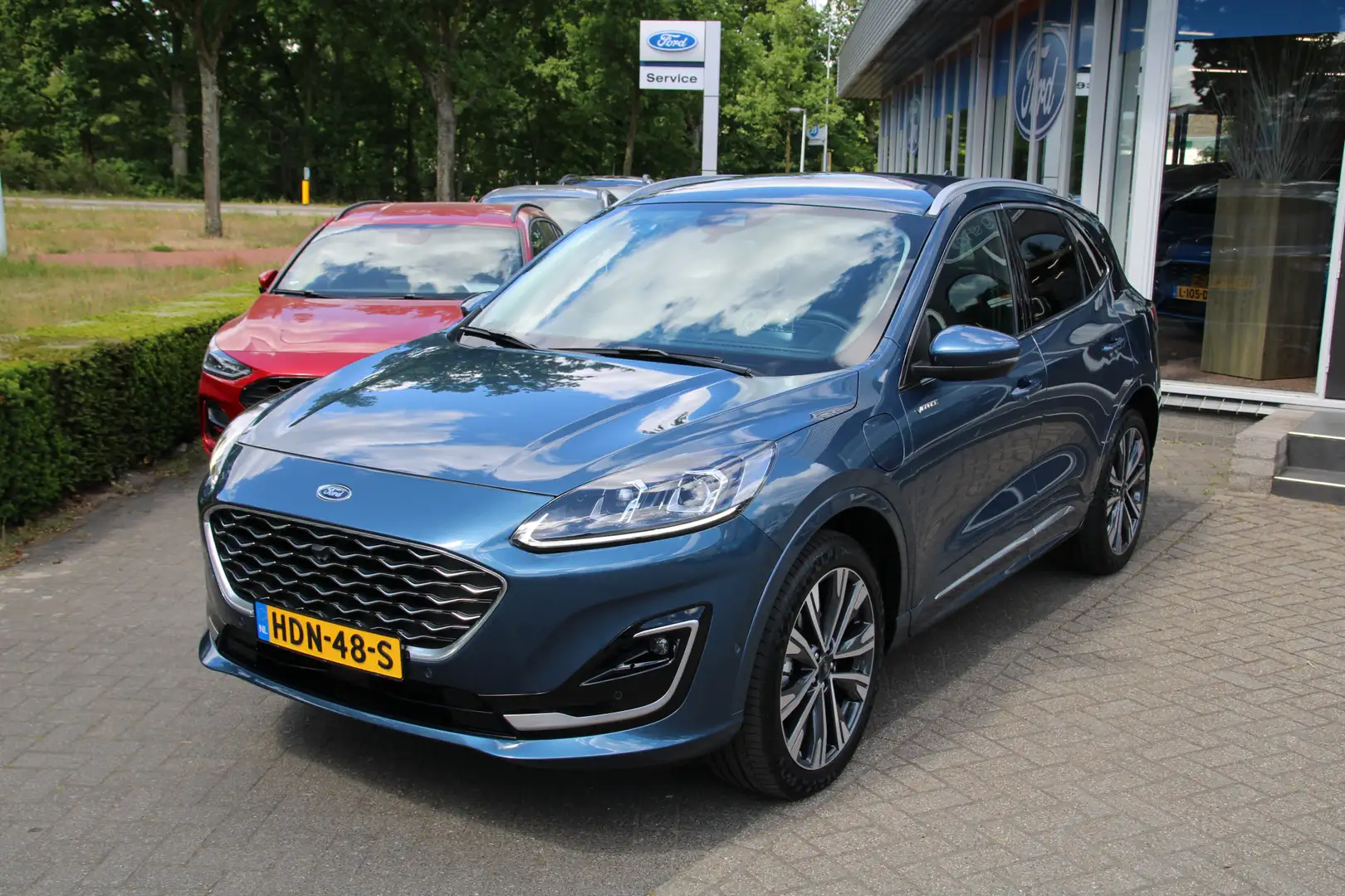 Ford Kuga 2.5 PHEV 225 PK AUTOMAAT Vignale WINTERPACK | LEDE Bleu - 2
