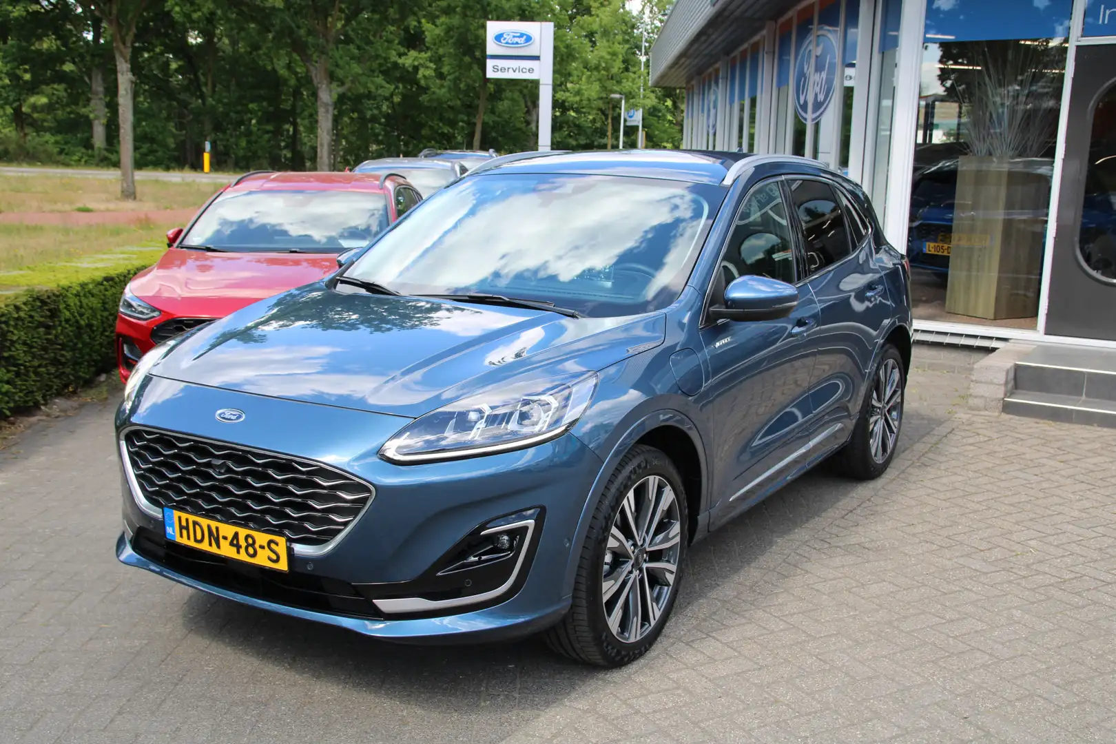 Ford Kuga 2.5 PHEV 225 PK AUTOMAAT Vignale WINTERPACK | LEDE Bleu - 1