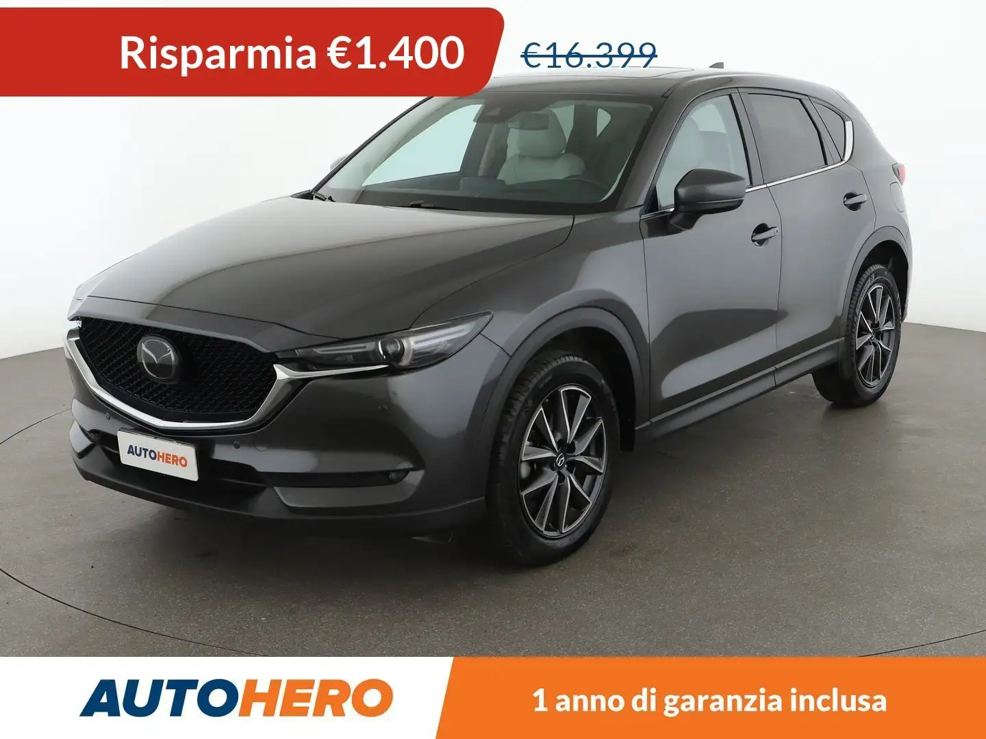 Mazda CX-5 2.2 Turbodiesel Exclusive 175 CV AWD Grau - 1