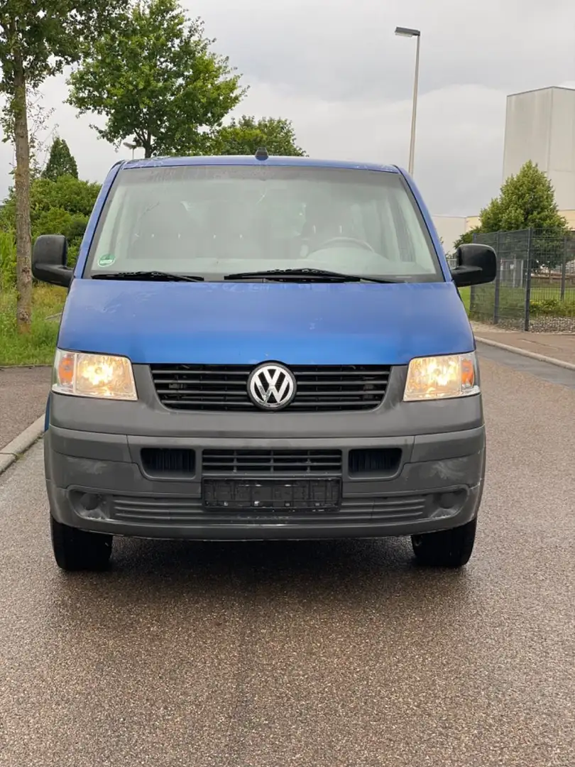 Volkswagen T5 Transporter T5 Caravelle Trendline lang,KLIMA,9SITZE,72000km Blau - 2