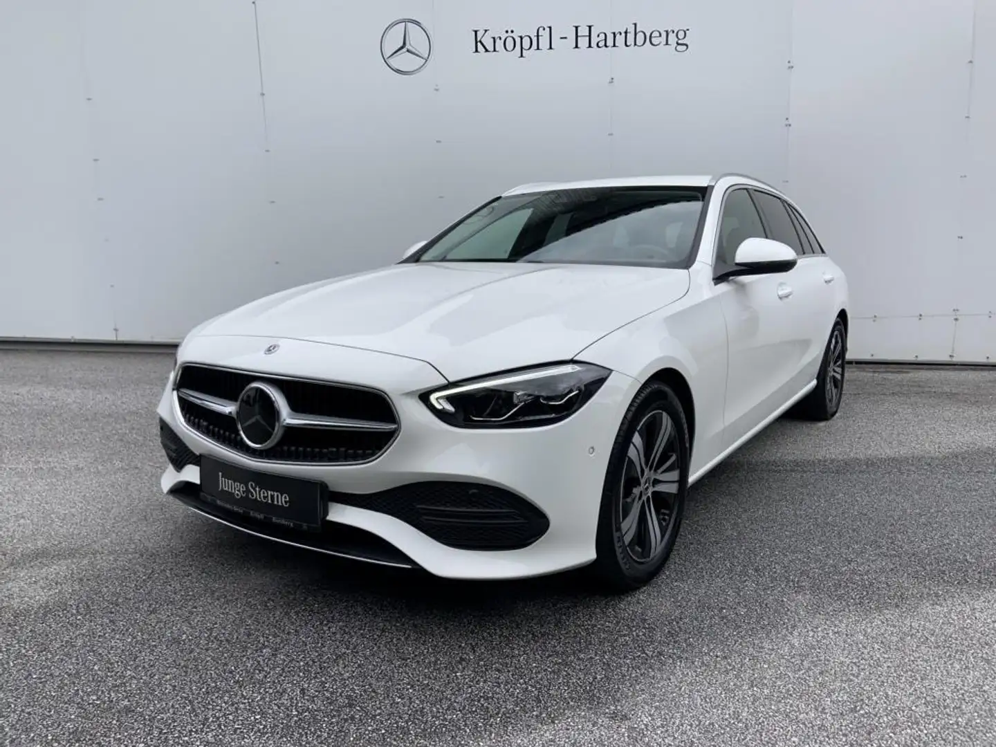 Mercedes-Benz C 220 d T-Modell Distr MBUX Navi RKam PTS Shz Weiß - 2