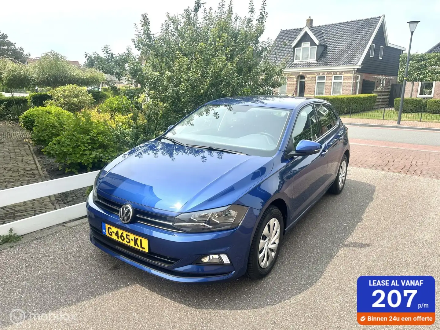 Volkswagen Polo 1.0 TSI 95PK Comfortline DSG AUTOMAAT AIRCO ACHTER Blauw - 1