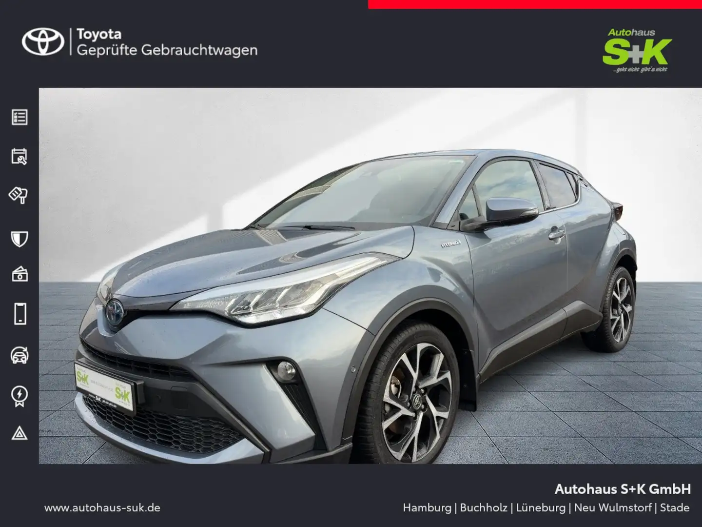 Toyota C-HR 1,8-l-Hybrid Team Deutschland+SHZ+KEYLESS++ Blu/Azzurro - 1