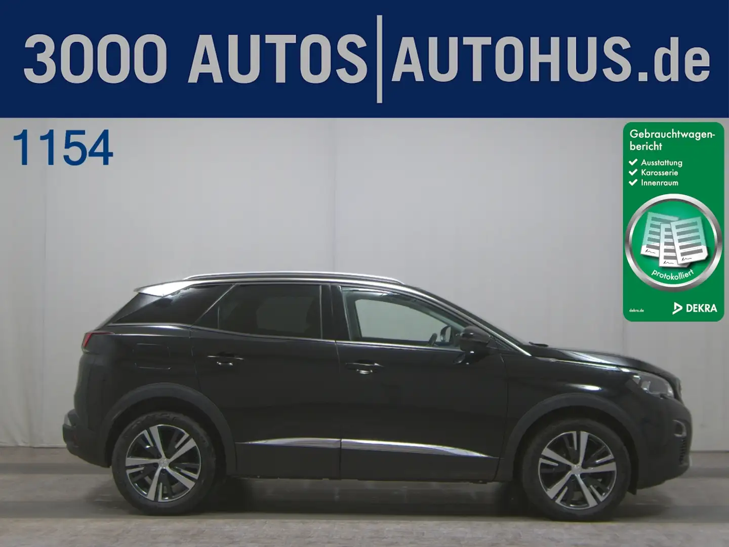 Peugeot 3008 2.0 BlueHDi 180 FAP Allure Navi LED Leder Black - 1