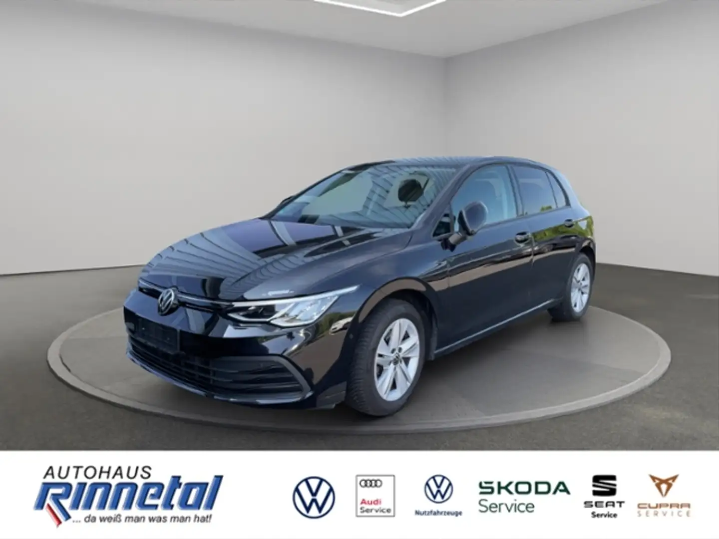 Volkswagen Golf VIII 1.5 TSI Life LED LICHT+NAVI+TRAVEL+LANE+LIGH Noir - 1