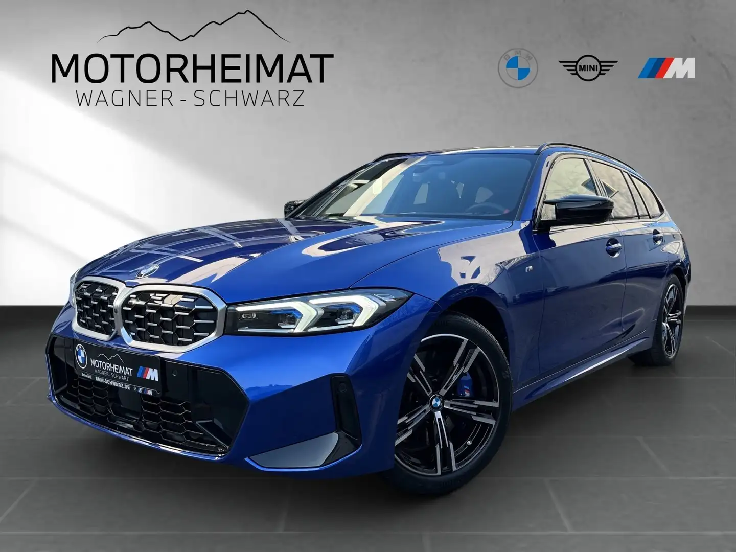 BMW 340 M340i xDrive Touring LCI II Pano Standhzg 360° ACC Blau - 1