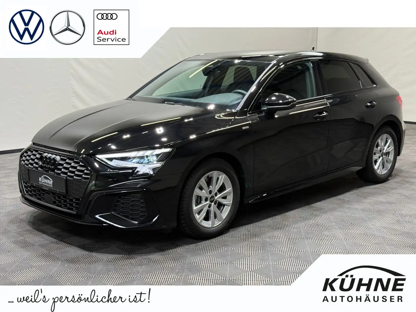 Audi A3 2x S-Line 1.5 TFSI | LED NAVI PANO Nero - 1