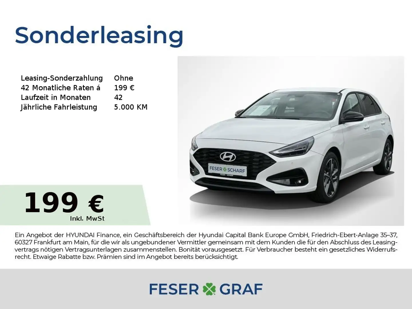 Hyundai i30 ADVANTAGE NAVI KAMERA LED CARPLAY SHZ LHZ Weiß - 1