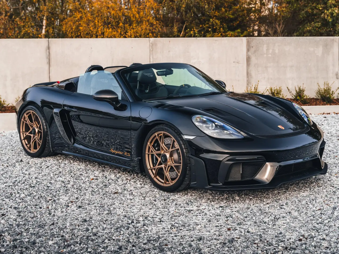Porsche 718 Spyder RS / Weissach / Black / Bucket Seats Чёрный - 1